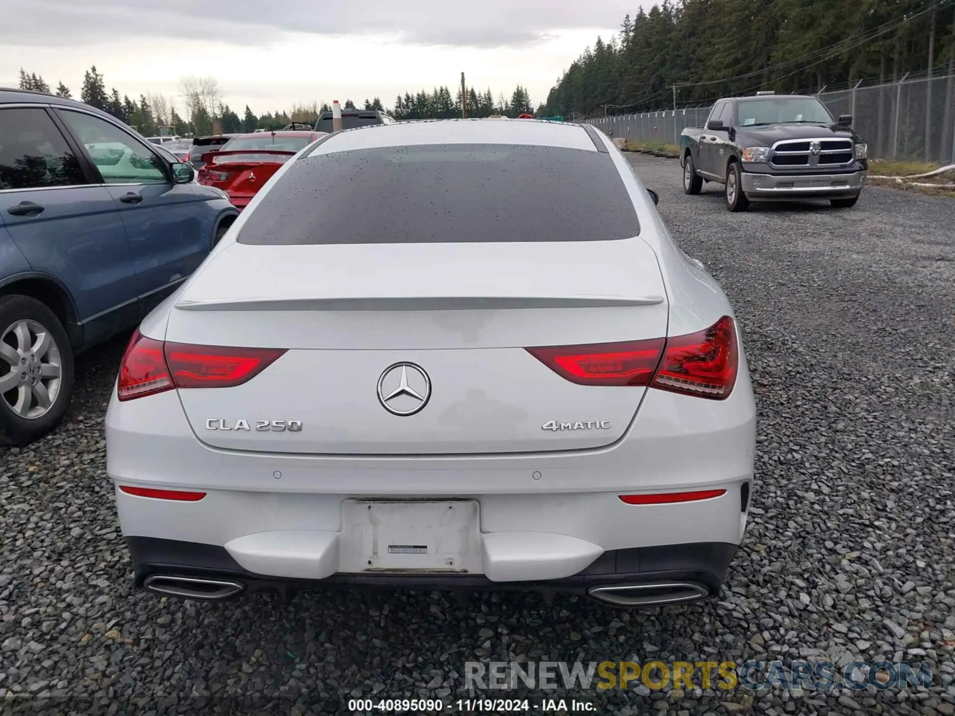 16 Photograph of a damaged car W1K5J4HB6LN088758 MERCEDES-BENZ CLA 250 2020
