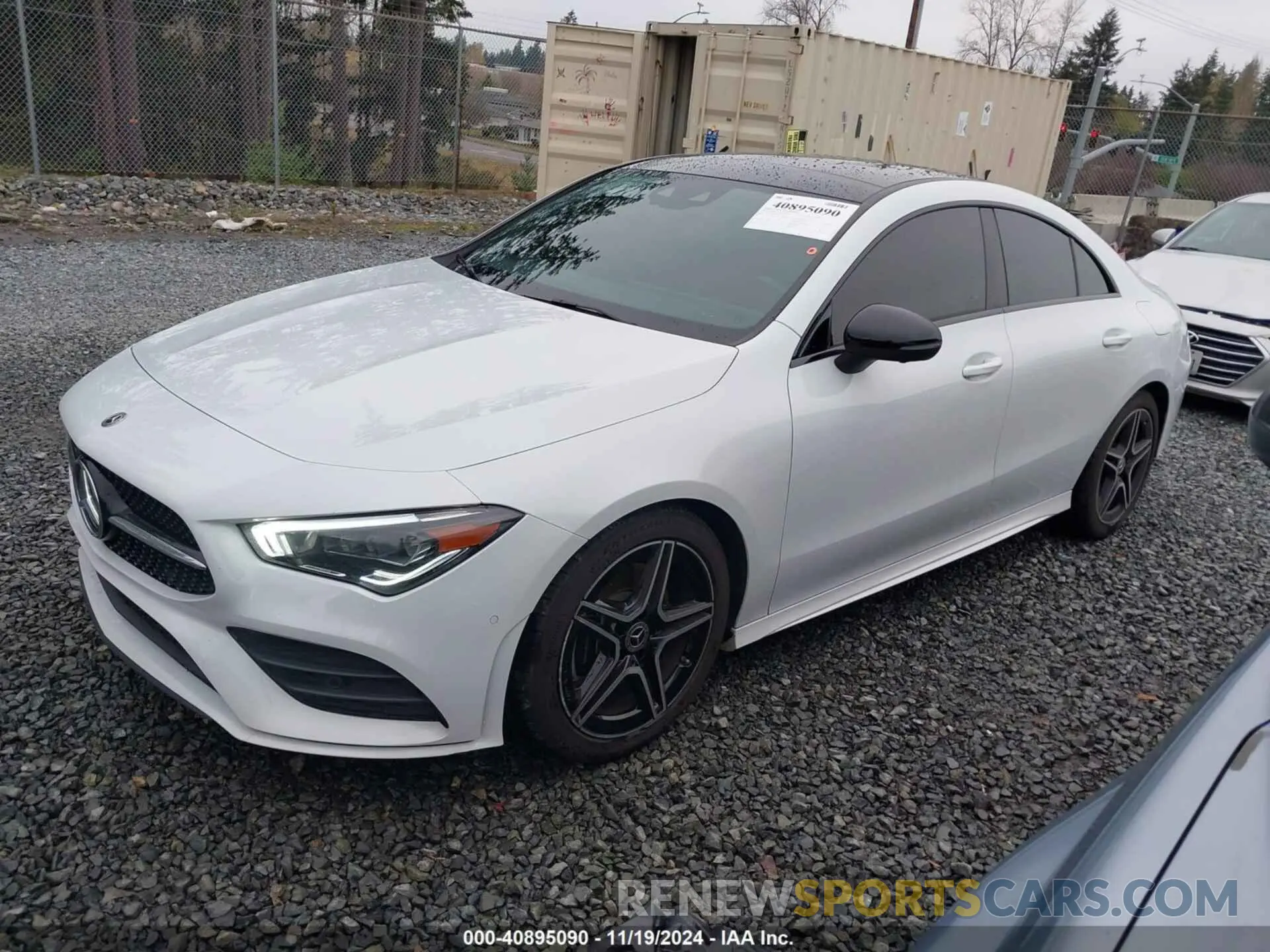 2 Photograph of a damaged car W1K5J4HB6LN088758 MERCEDES-BENZ CLA 250 2020