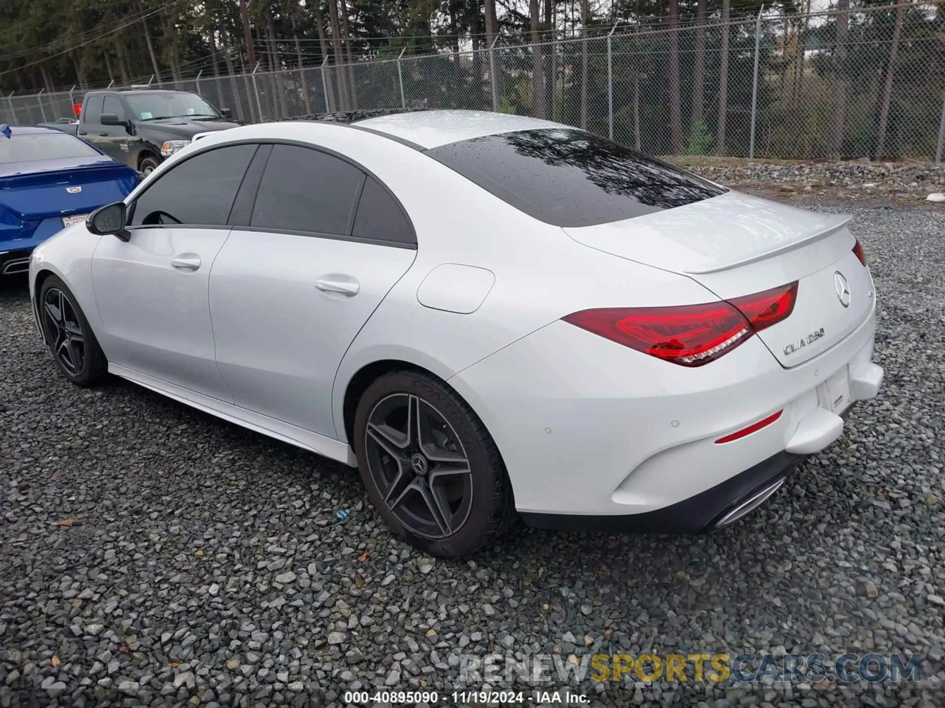 3 Photograph of a damaged car W1K5J4HB6LN088758 MERCEDES-BENZ CLA 250 2020