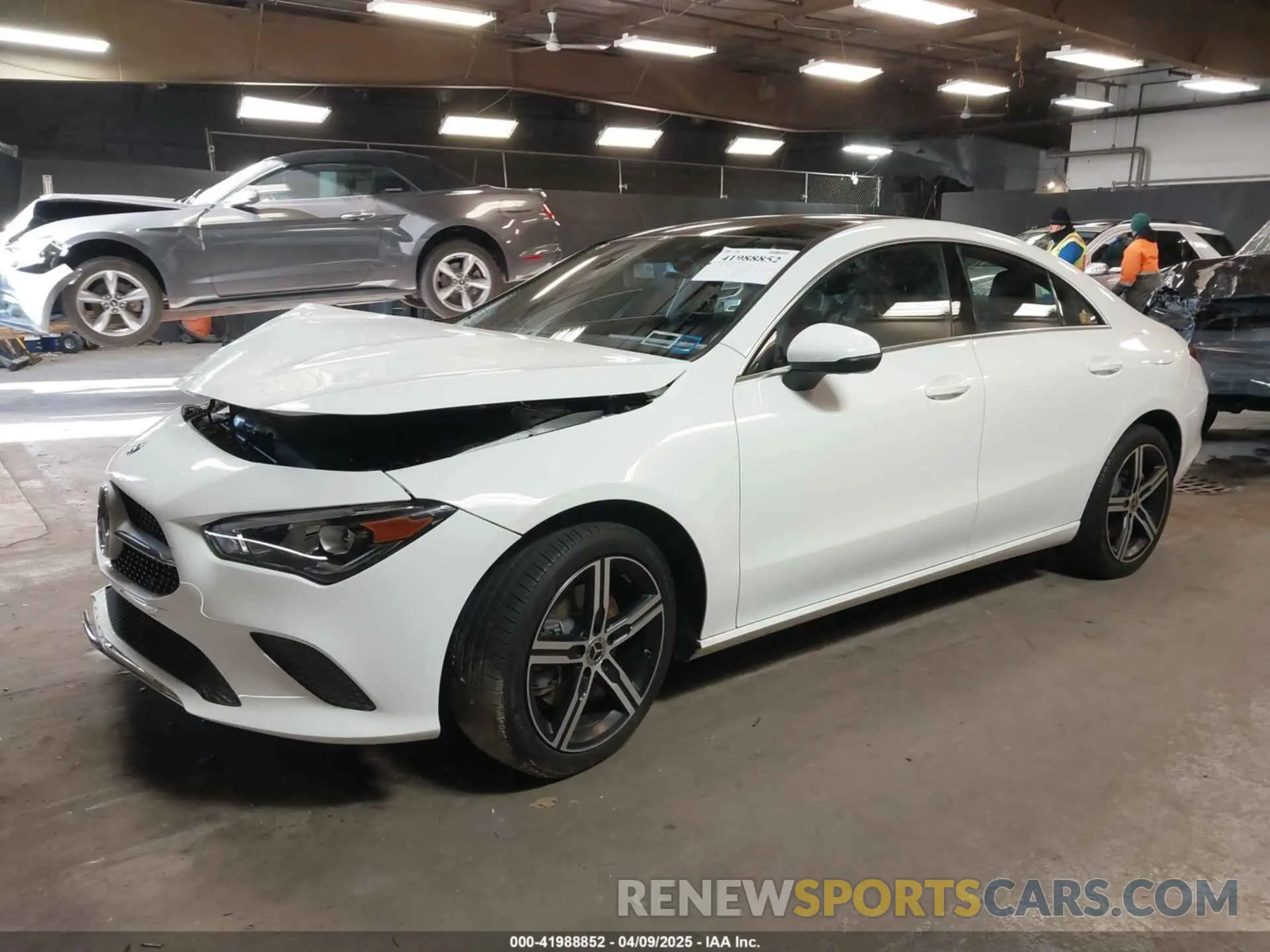 2 Photograph of a damaged car W1K5J4HB6LN119880 MERCEDES-BENZ CLA 250 2020
