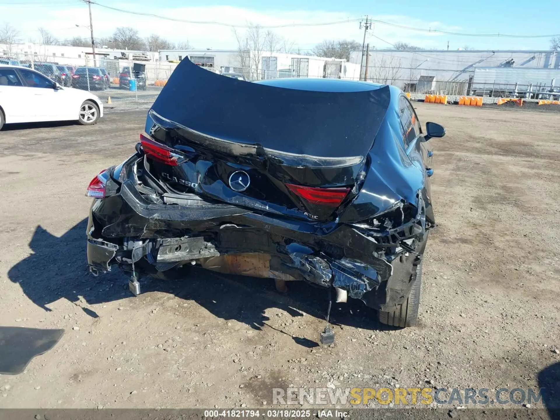 6 Photograph of a damaged car W1K5J4HBXLN127562 MERCEDES-BENZ CLA 250 2020