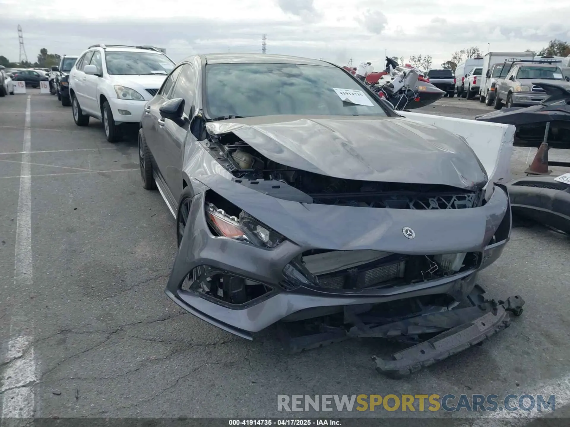 1 Photograph of a damaged car WDD5J4GB0LN025561 MERCEDES-BENZ CLA 250 2020