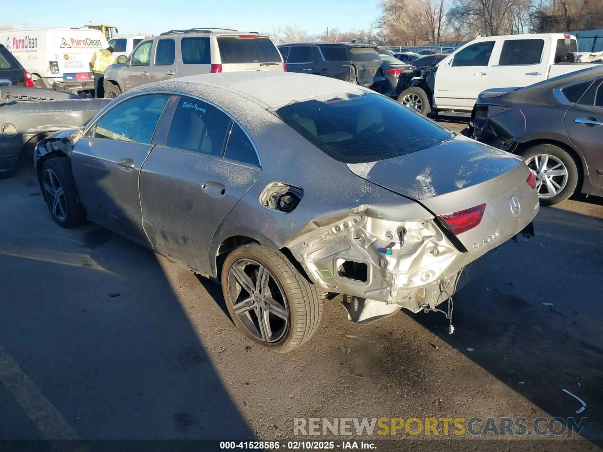 3 Photograph of a damaged car WDD5J4HB1LN036082 MERCEDES-BENZ CLA 250 2020