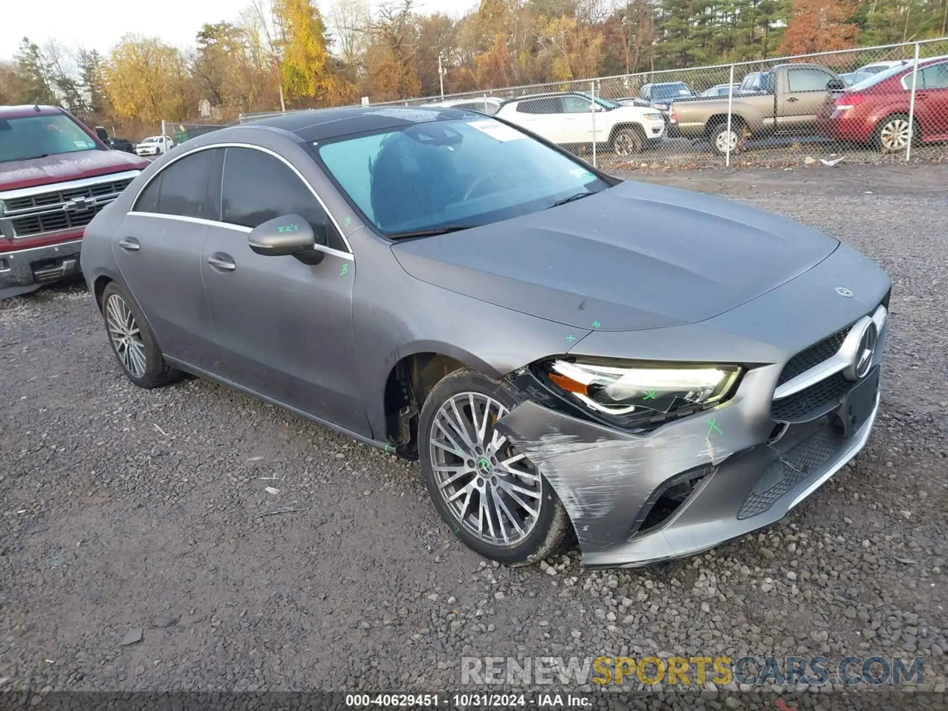 1 Photograph of a damaged car WDD5J4HB2LN067535 MERCEDES-BENZ CLA 250 2020