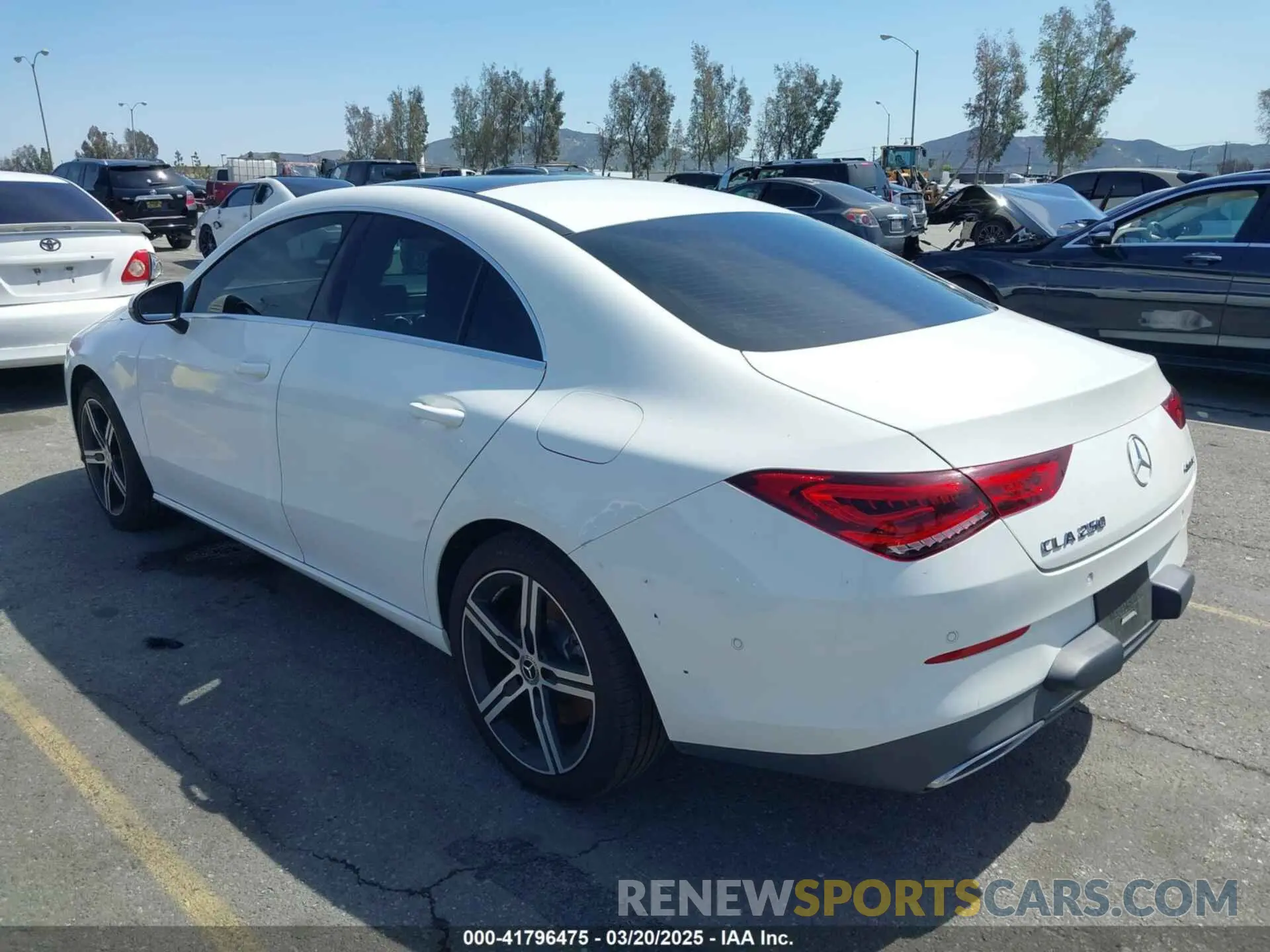3 Photograph of a damaged car WDD5J4HB3LN030624 MERCEDES-BENZ CLA 250 2020