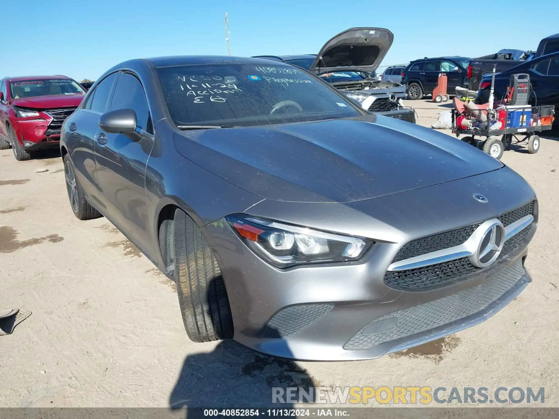 1 Photograph of a damaged car WDD5J4HB4LN030101 MERCEDES-BENZ CLA 250 2020