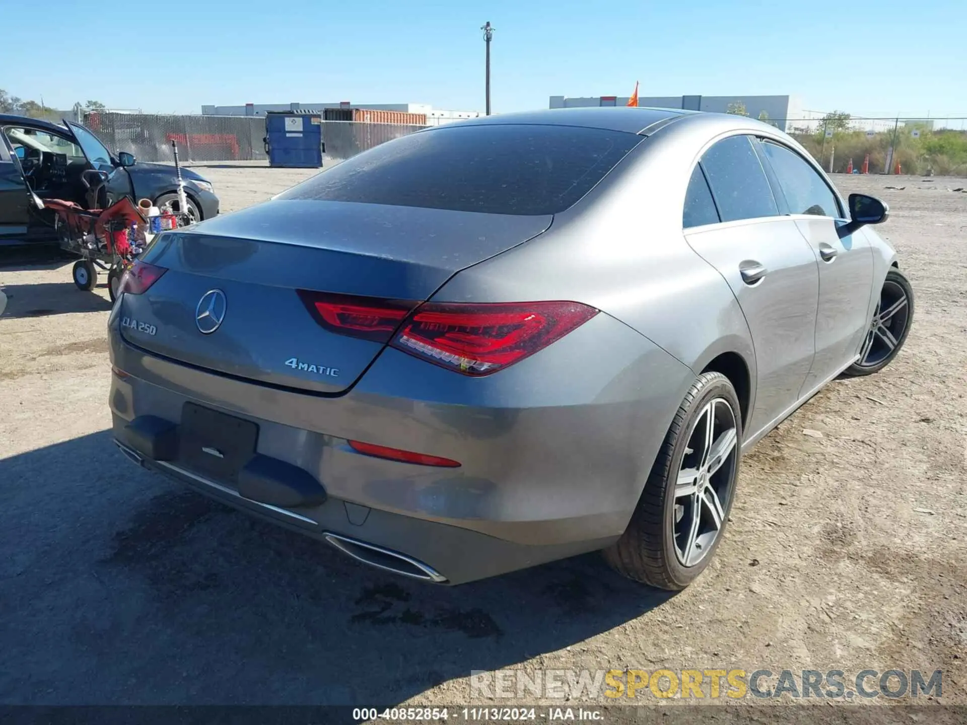 4 Photograph of a damaged car WDD5J4HB4LN030101 MERCEDES-BENZ CLA 250 2020