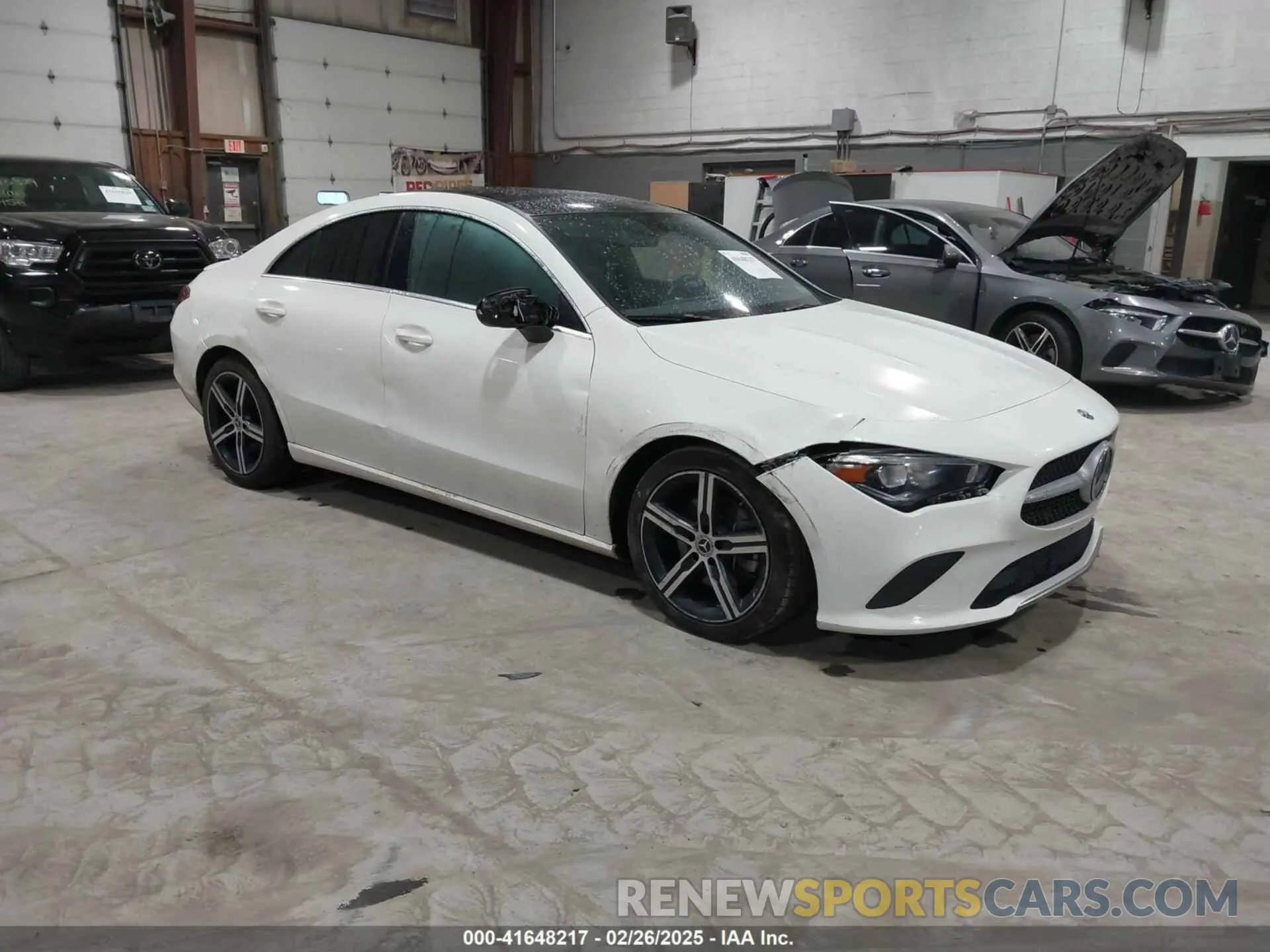 1 Photograph of a damaged car WDD5J4HB8LN037598 MERCEDES-BENZ CLA 250 2020
