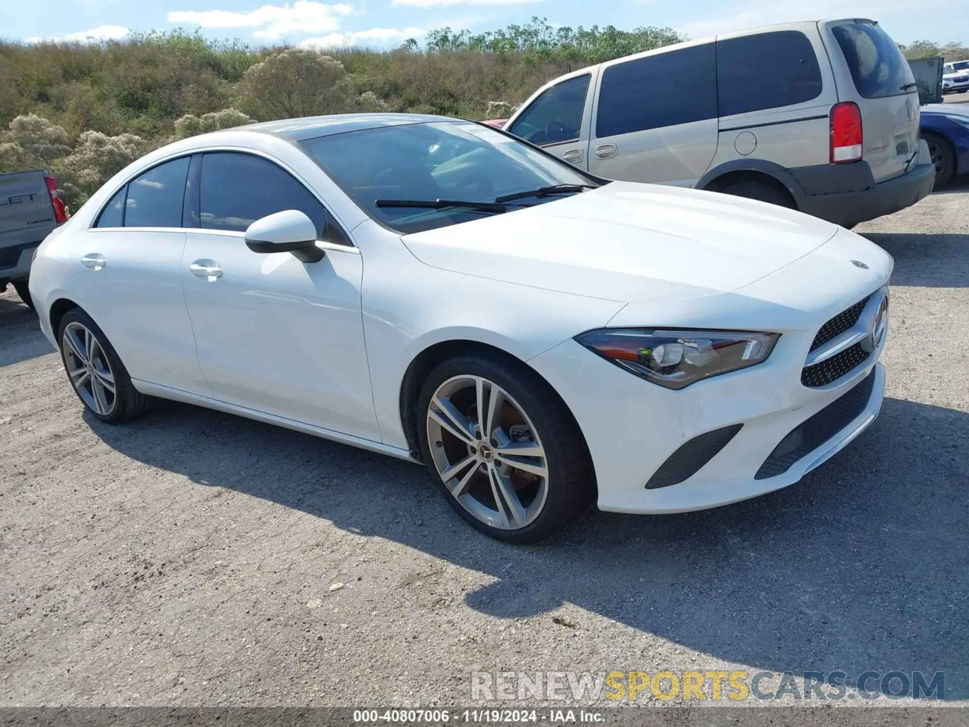 1 Photograph of a damaged car W1K5J4GB1MN223115 MERCEDES-BENZ CLA 250 2021
