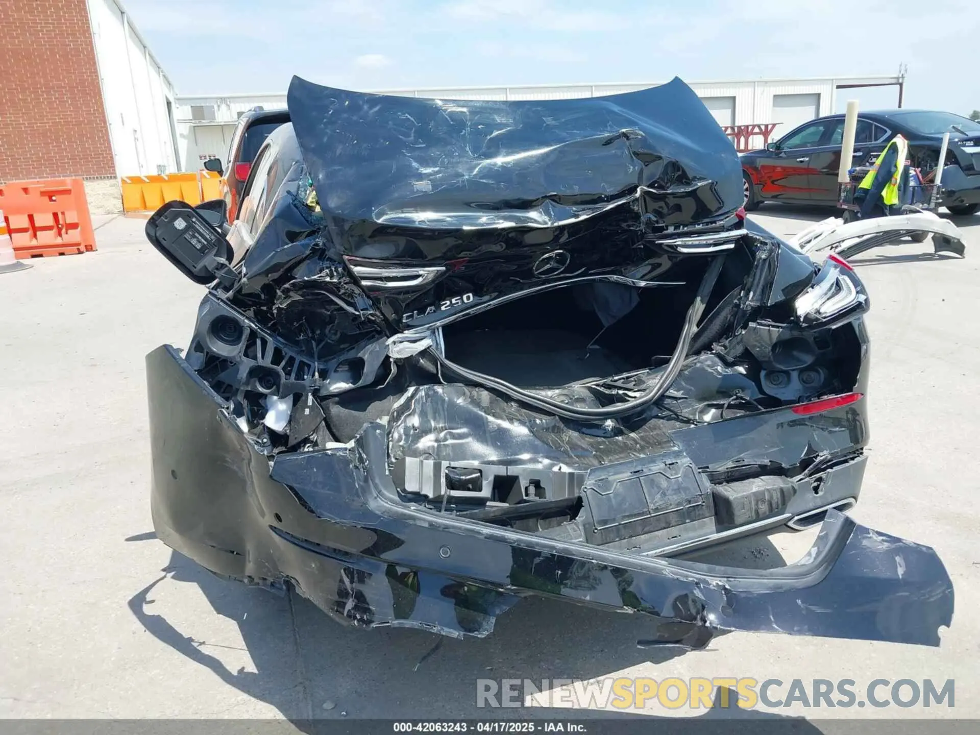 6 Photograph of a damaged car W1K5J4GB3MN157568 MERCEDES-BENZ CLA 250 2021