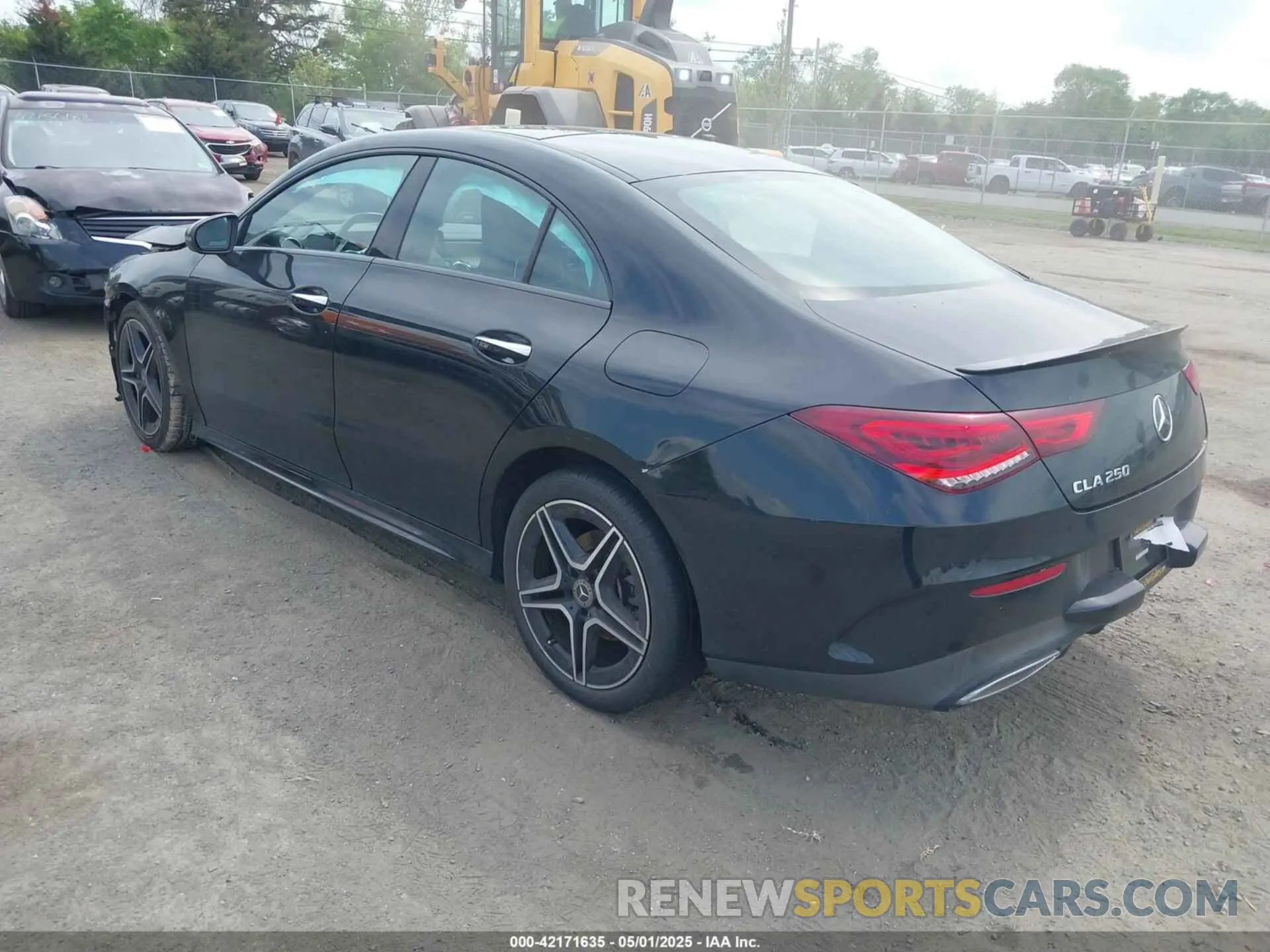 3 Photograph of a damaged car W1K5J4GB4MN175240 MERCEDES-BENZ CLA 250 2021
