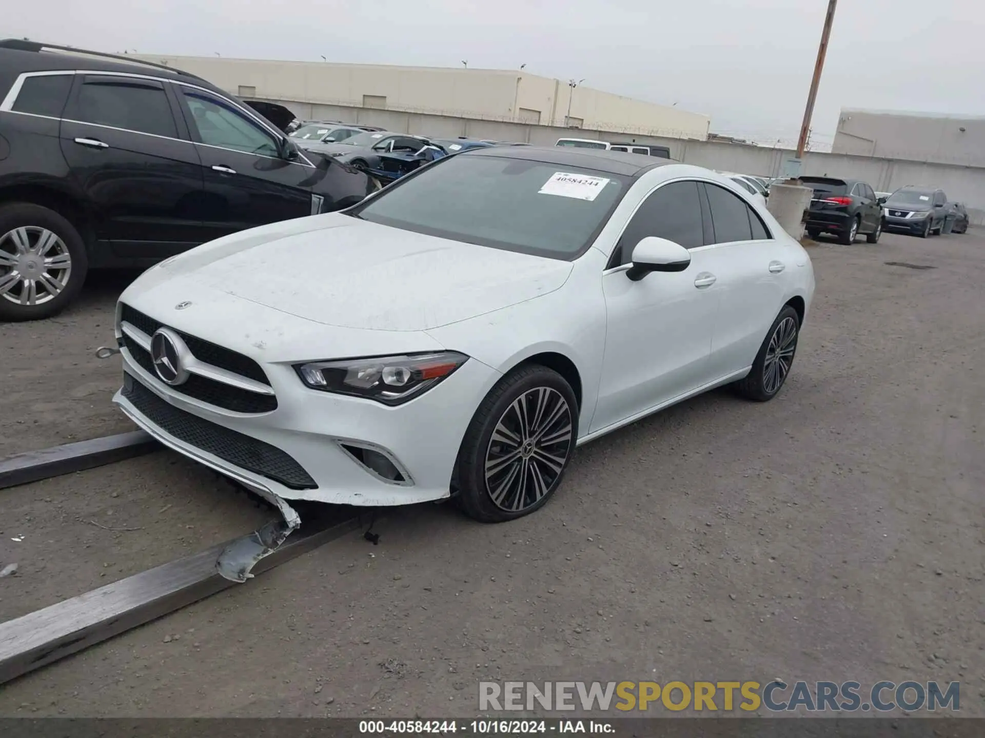 2 Photograph of a damaged car W1K5J4GB4MN176761 MERCEDES-BENZ CLA 250 2021