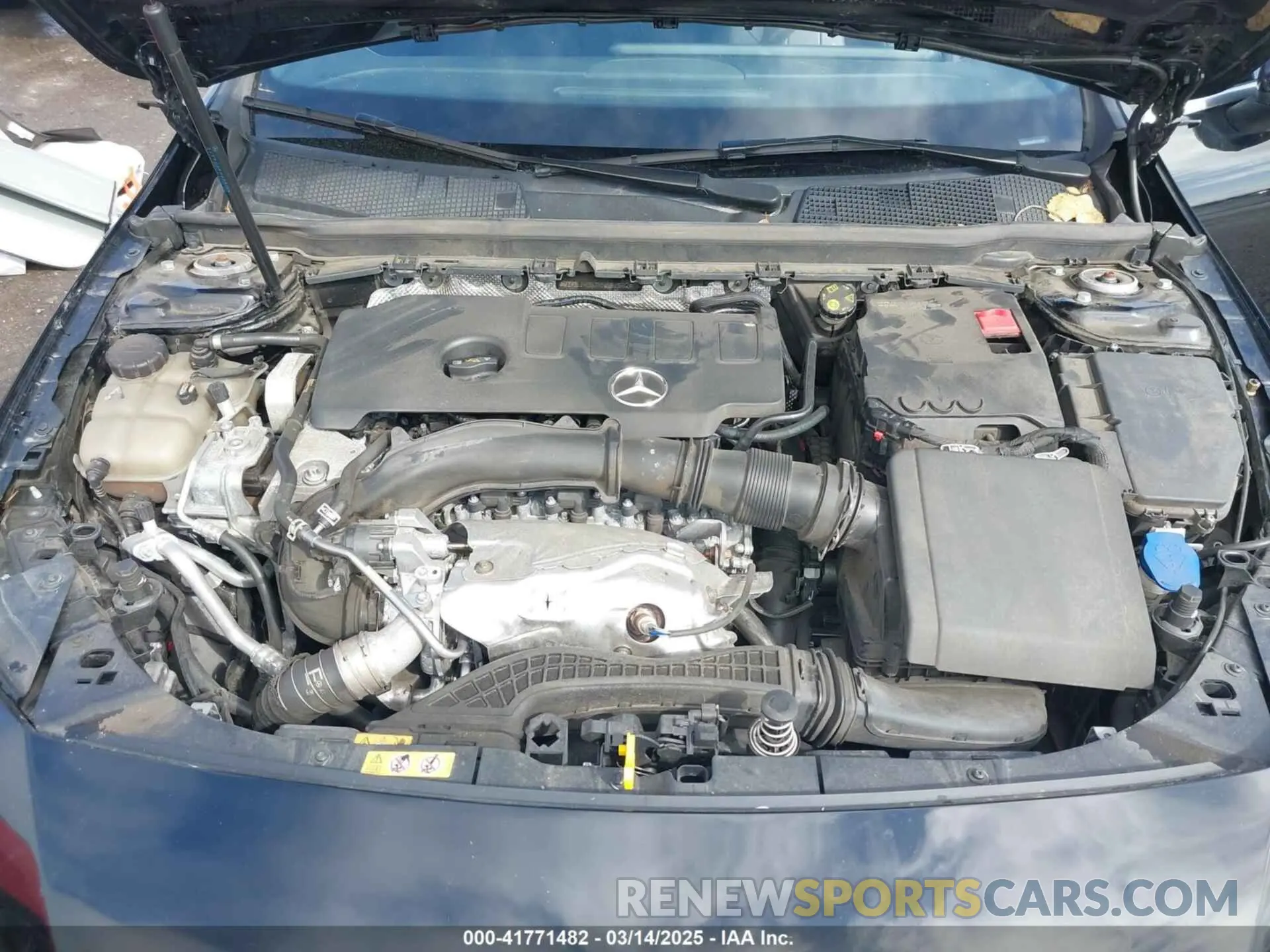 10 Photograph of a damaged car W1K5J4GB7MN191562 MERCEDES-BENZ CLA 250 2021