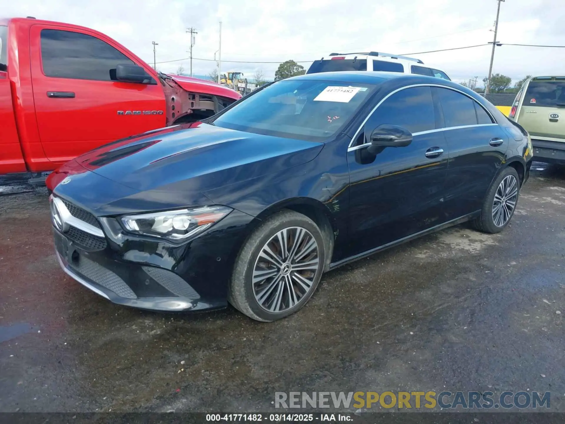 2 Photograph of a damaged car W1K5J4GB7MN191562 MERCEDES-BENZ CLA 250 2021