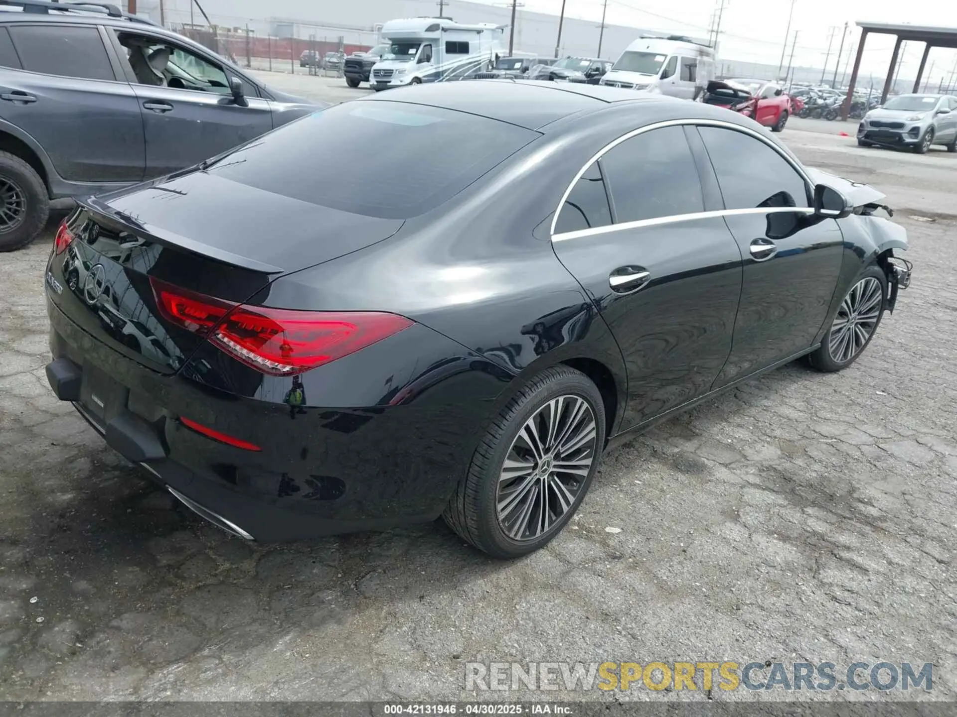 4 Photograph of a damaged car W1K5J4GB8MN162782 MERCEDES-BENZ CLA 250 2021