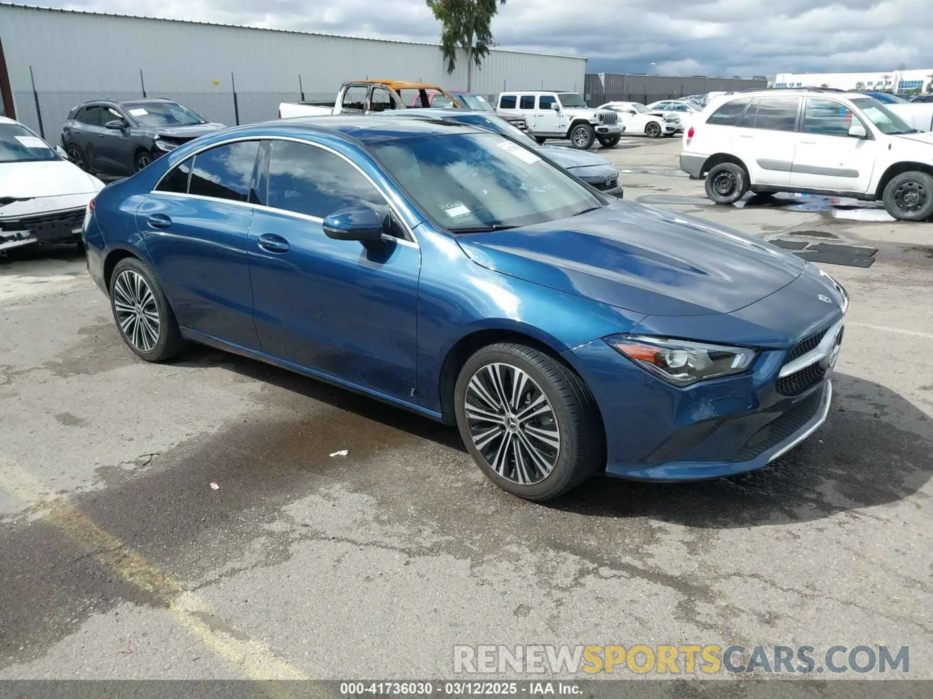 1 Photograph of a damaged car W1K5J4GB9MN227543 MERCEDES-BENZ CLA 250 2021