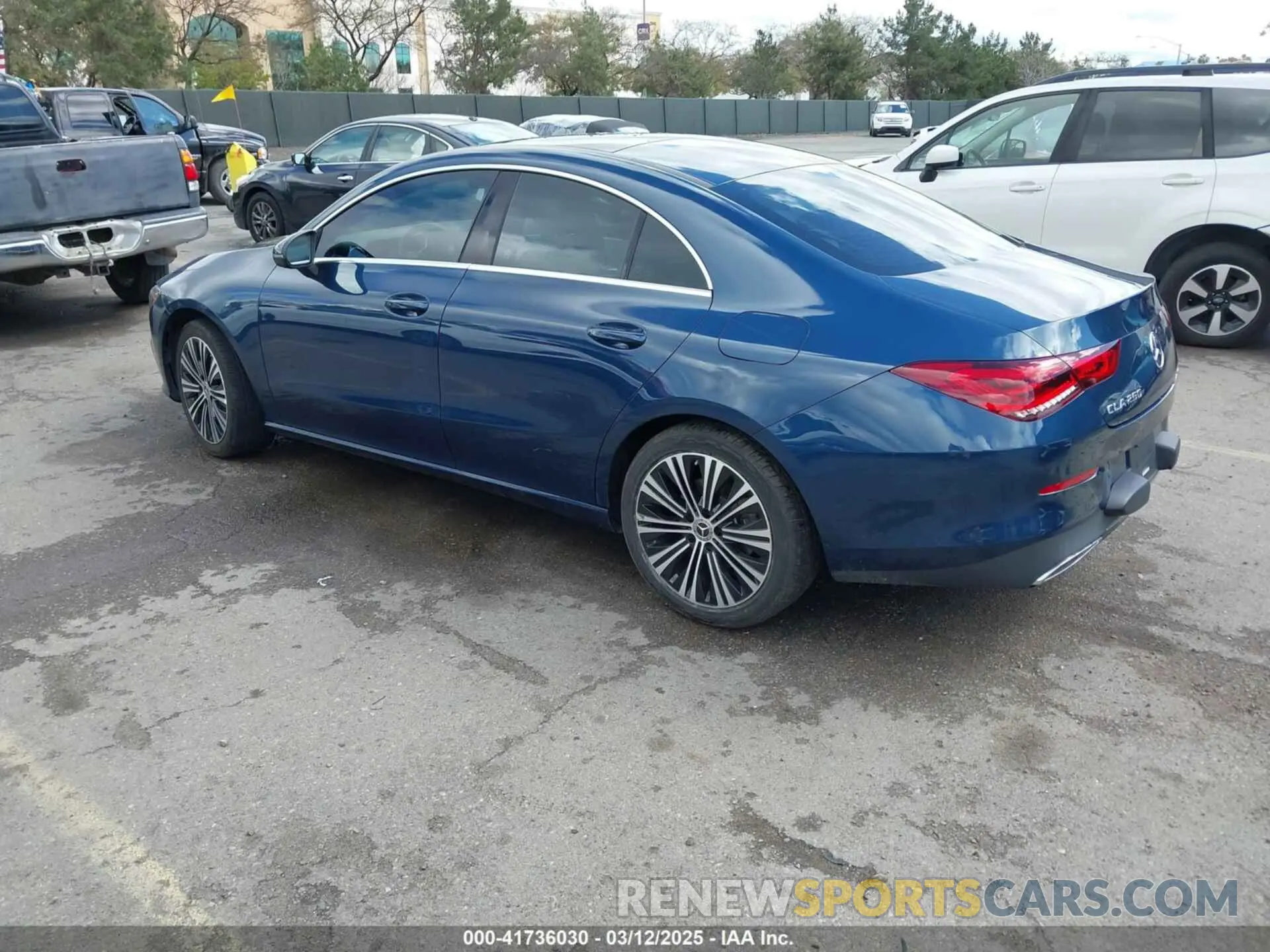 3 Photograph of a damaged car W1K5J4GB9MN227543 MERCEDES-BENZ CLA 250 2021