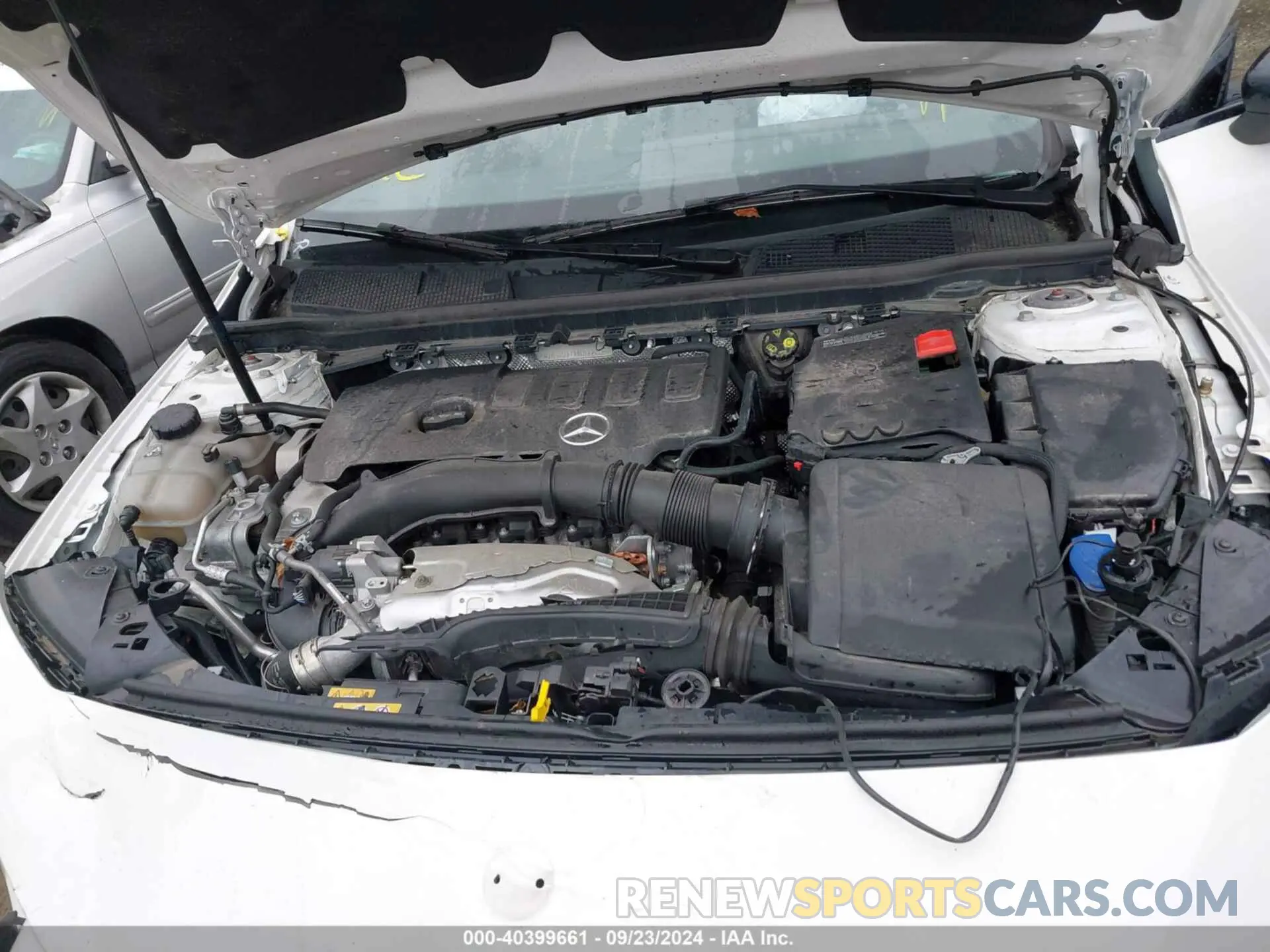 10 Photograph of a damaged car W1K5J4HB0MN166839 MERCEDES-BENZ CLA 250 2021