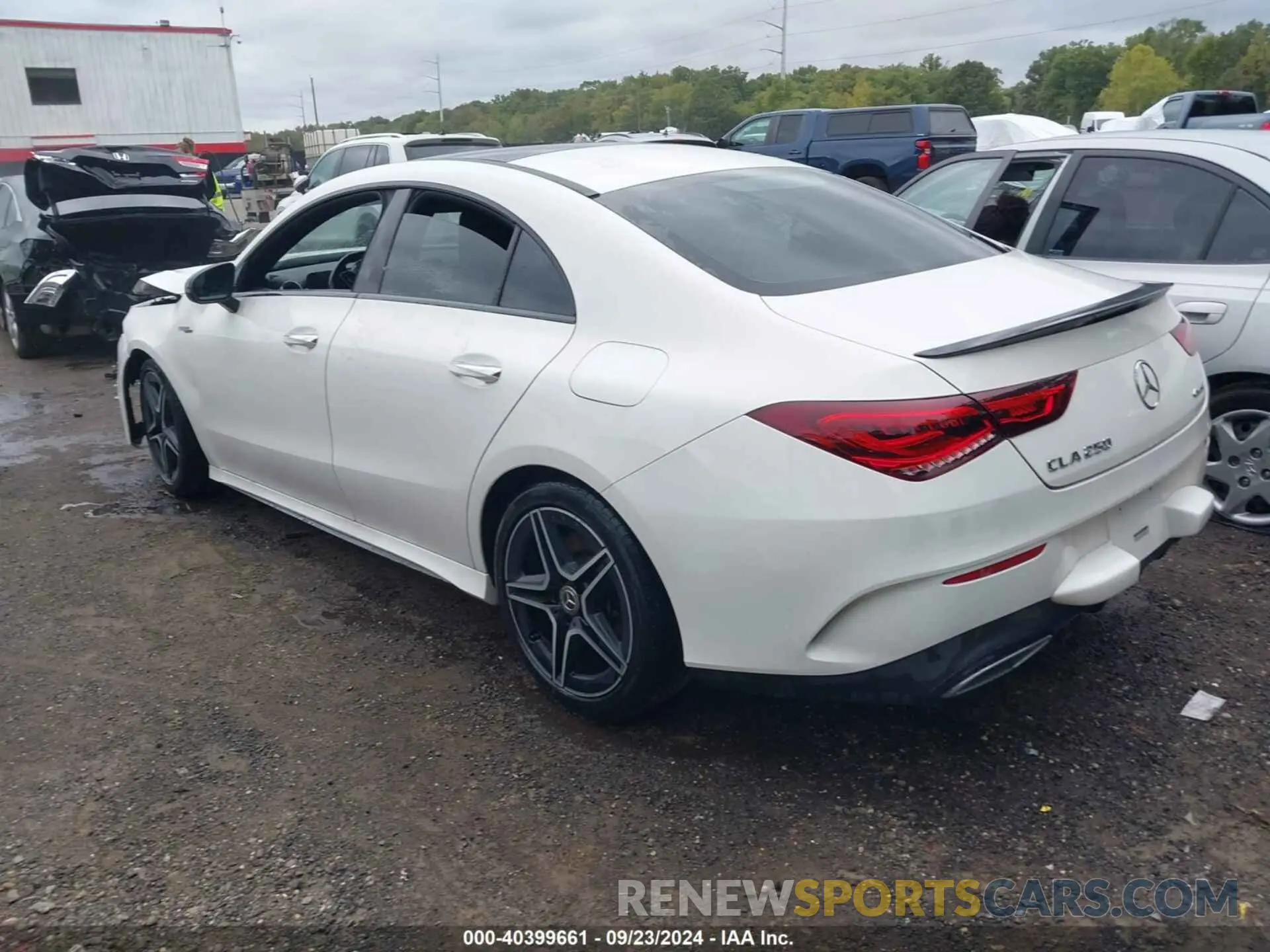 3 Photograph of a damaged car W1K5J4HB0MN166839 MERCEDES-BENZ CLA 250 2021