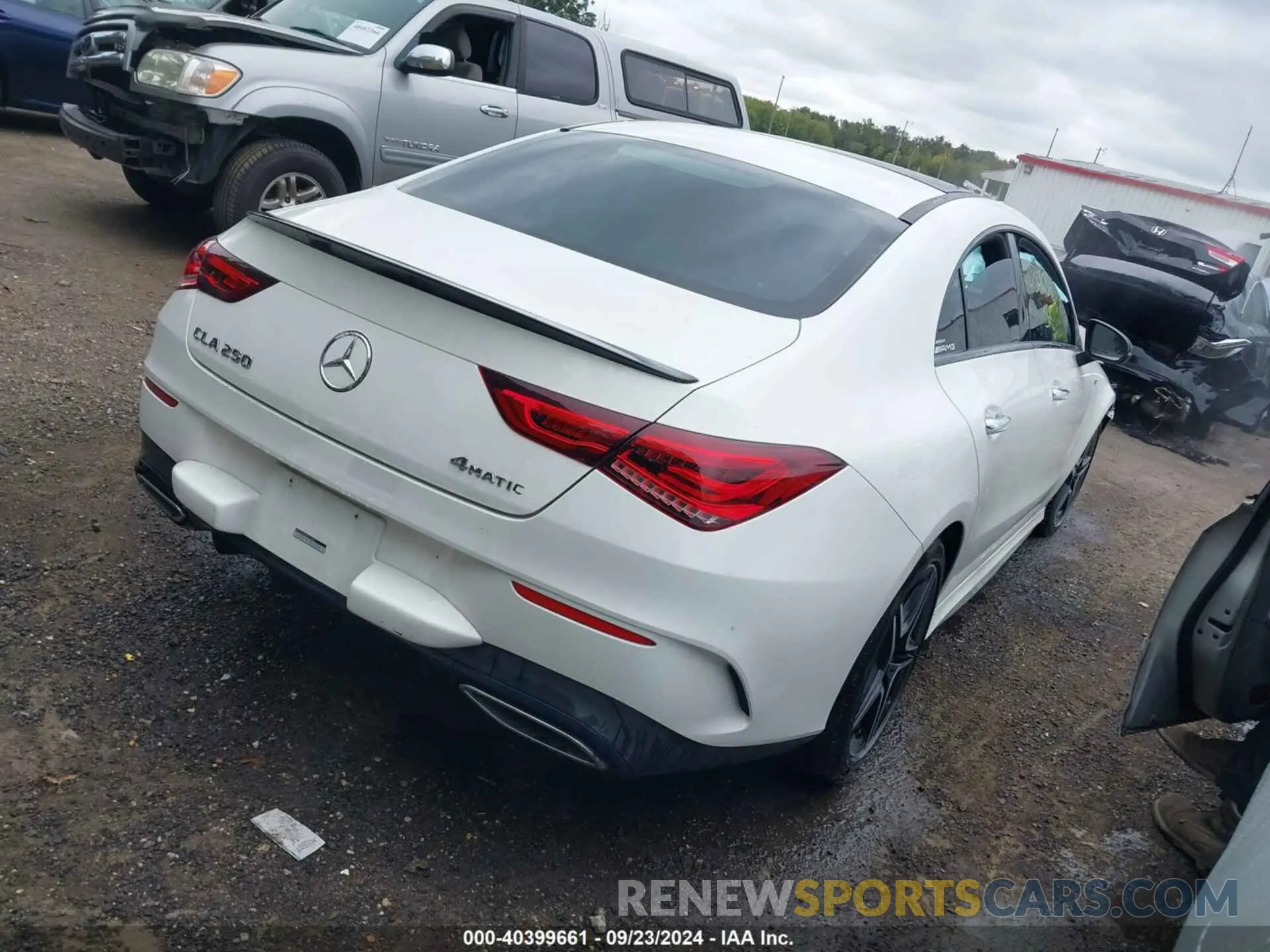4 Photograph of a damaged car W1K5J4HB0MN166839 MERCEDES-BENZ CLA 250 2021