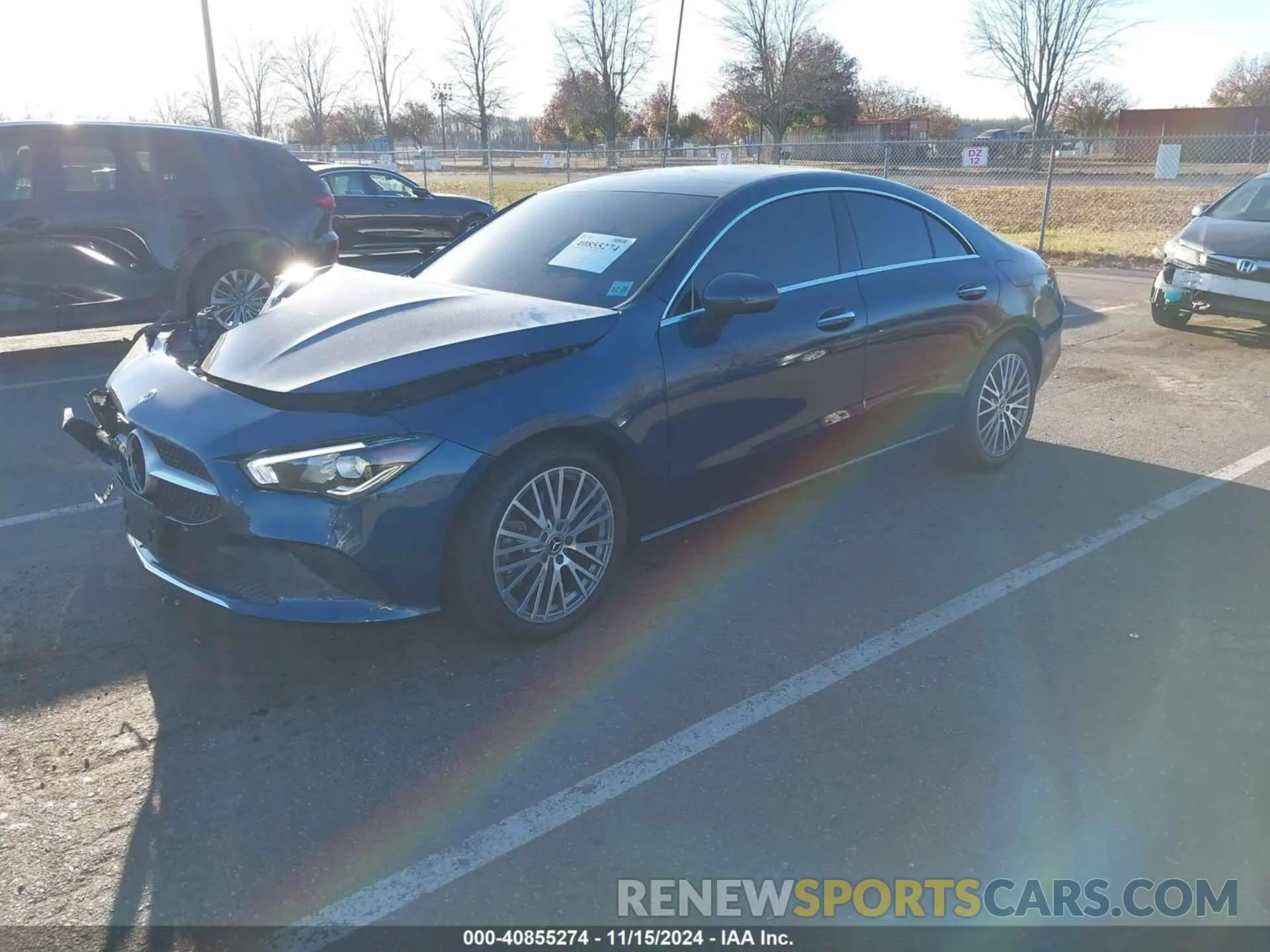 2 Photograph of a damaged car W1K5J4HB6MN167137 MERCEDES-BENZ CLA 250 2021