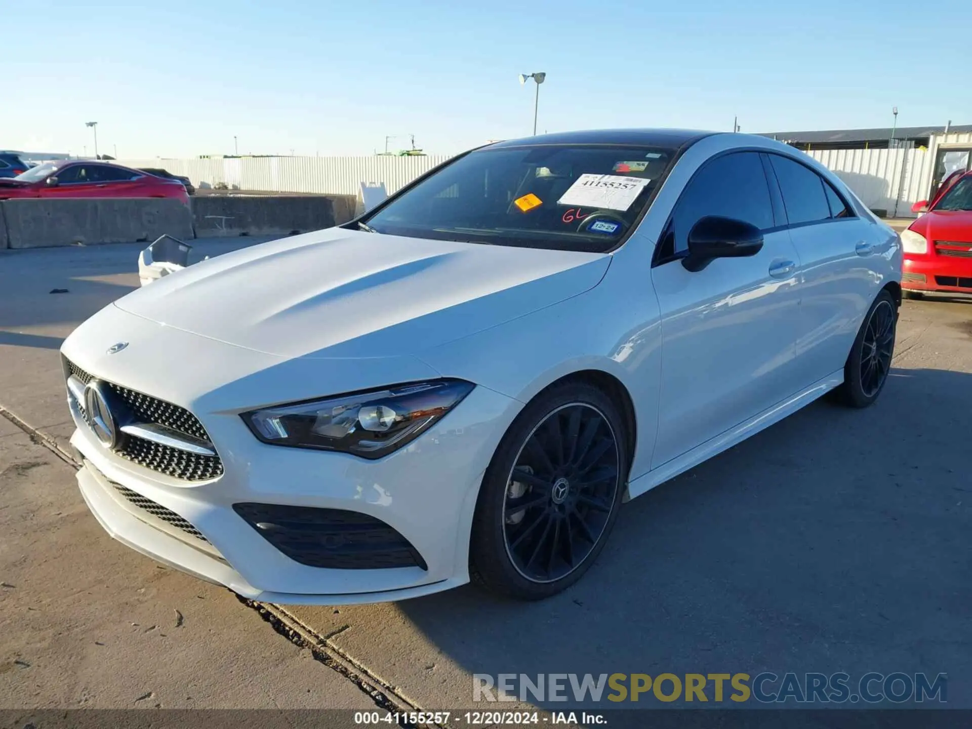 2 Photograph of a damaged car W1K5J4GB7NN314732 MERCEDES-BENZ CLA 250 COUPE 2022