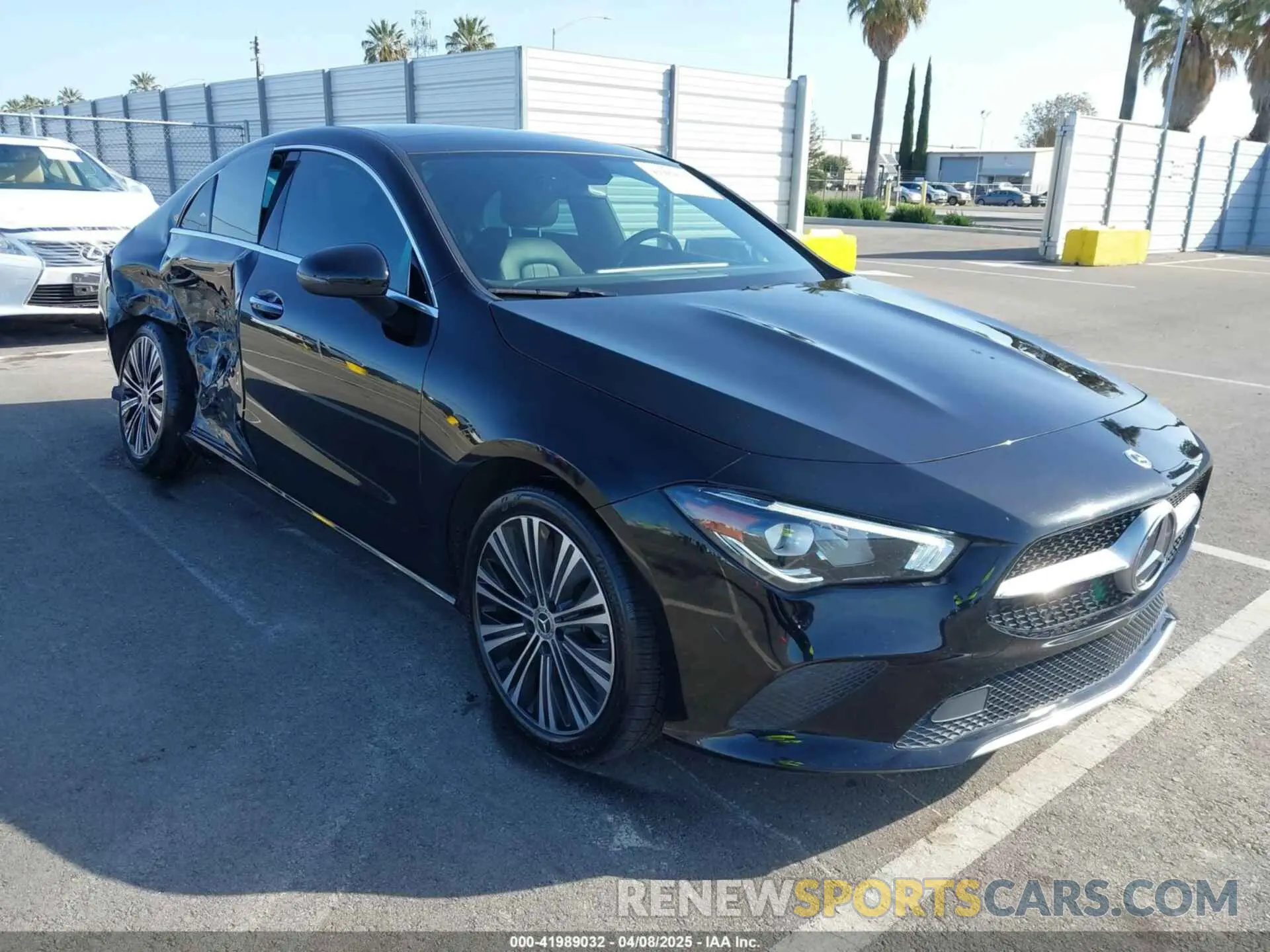 1 Photograph of a damaged car W1K5J4GB9NN250239 MERCEDES-BENZ CLA 250 COUPE 2022