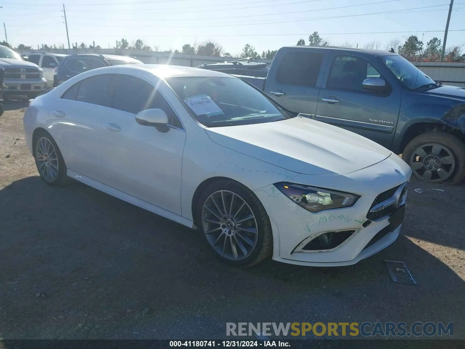 1 Photograph of a damaged car W1K5J4GBXNN318841 MERCEDES-BENZ CLA 250 COUPE 2022