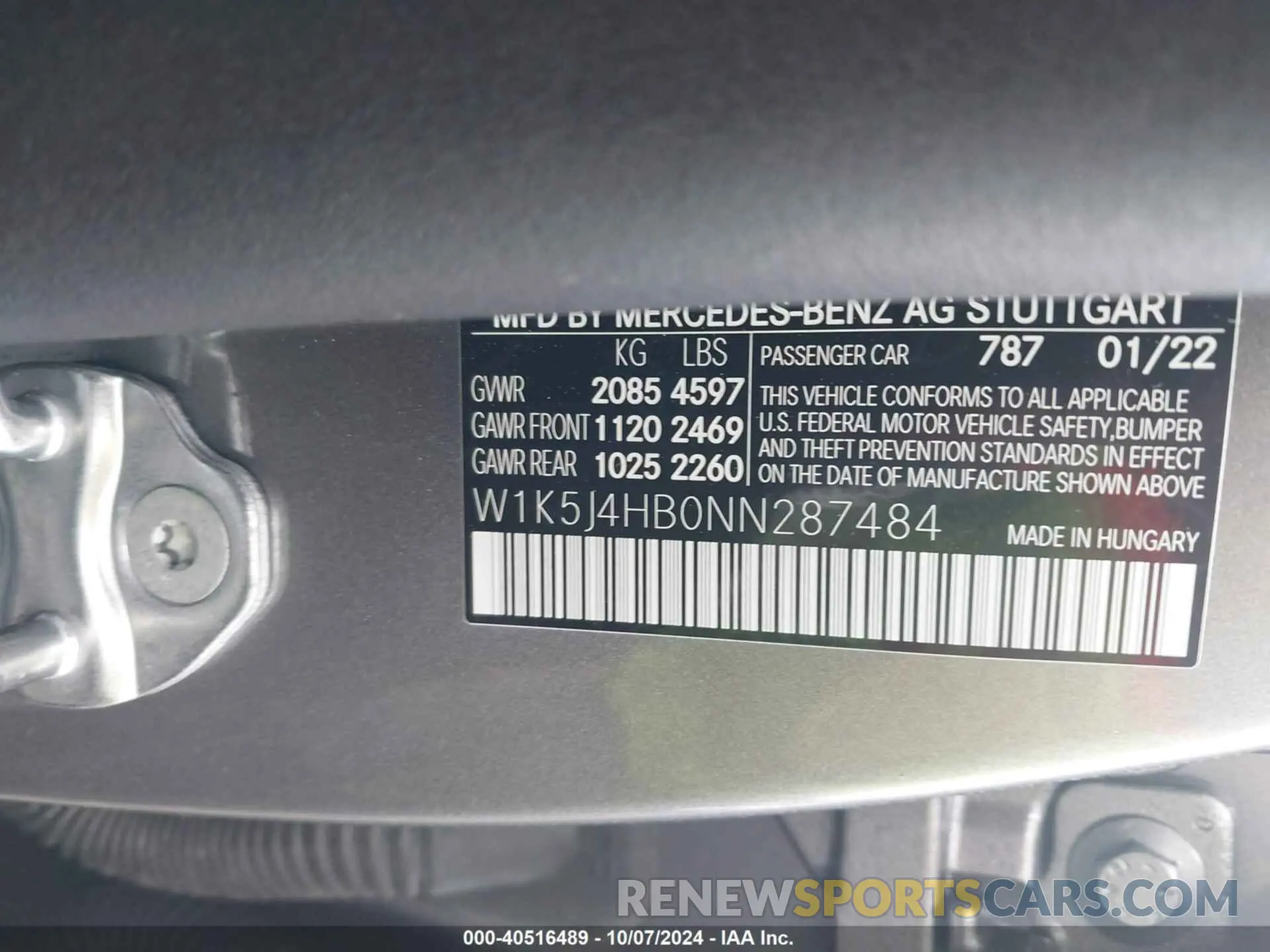 9 Photograph of a damaged car W1K5J4HB0NN287484 MERCEDES-BENZ CLA 250 COUPE 2022