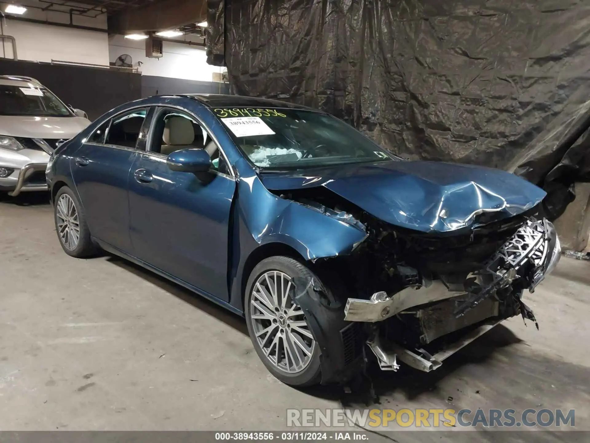 1 Photograph of a damaged car W1K5J4HB1NN298767 MERCEDES-BENZ CLA 250 COUPE 2022