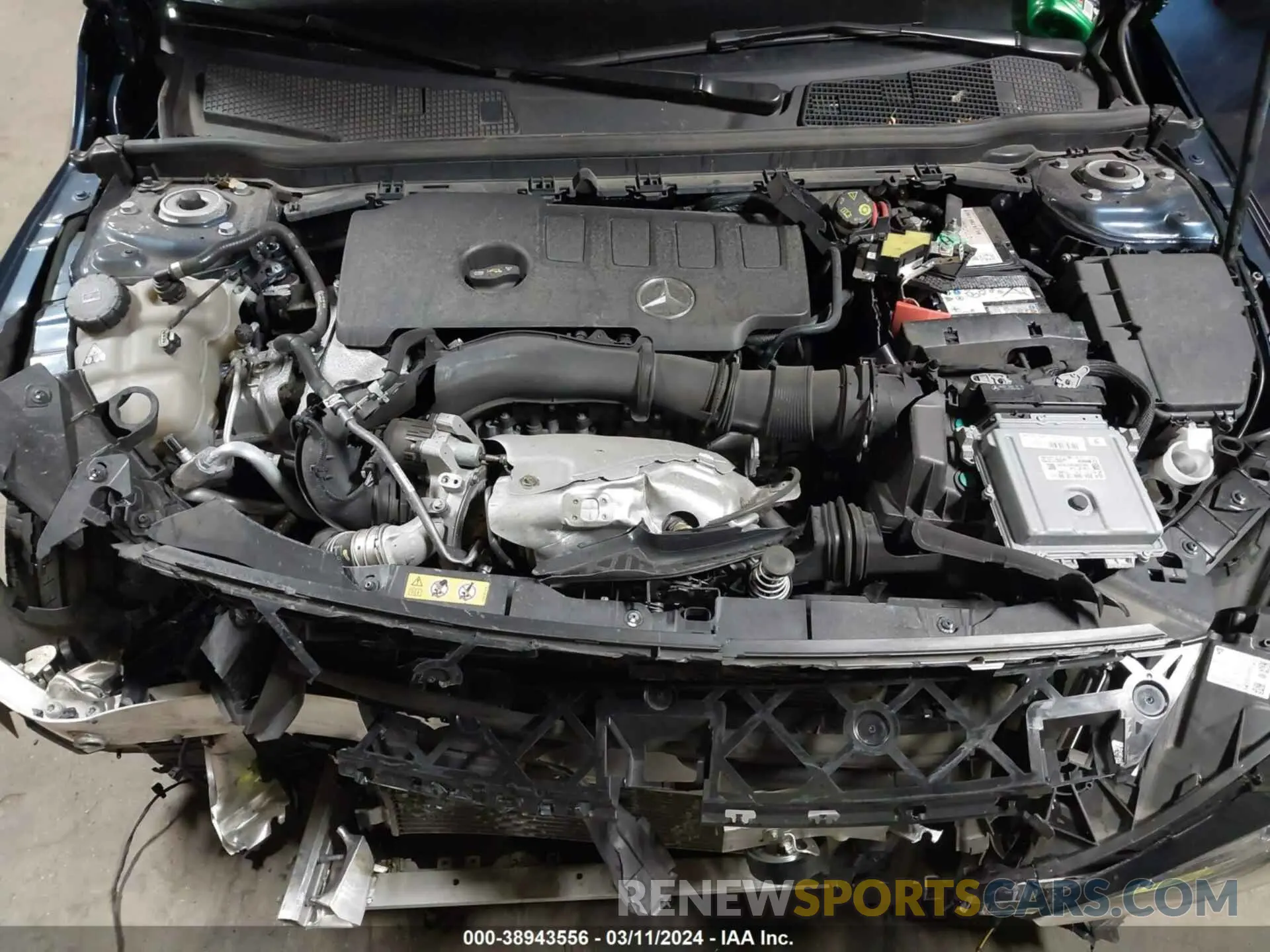 10 Photograph of a damaged car W1K5J4HB1NN298767 MERCEDES-BENZ CLA 250 COUPE 2022