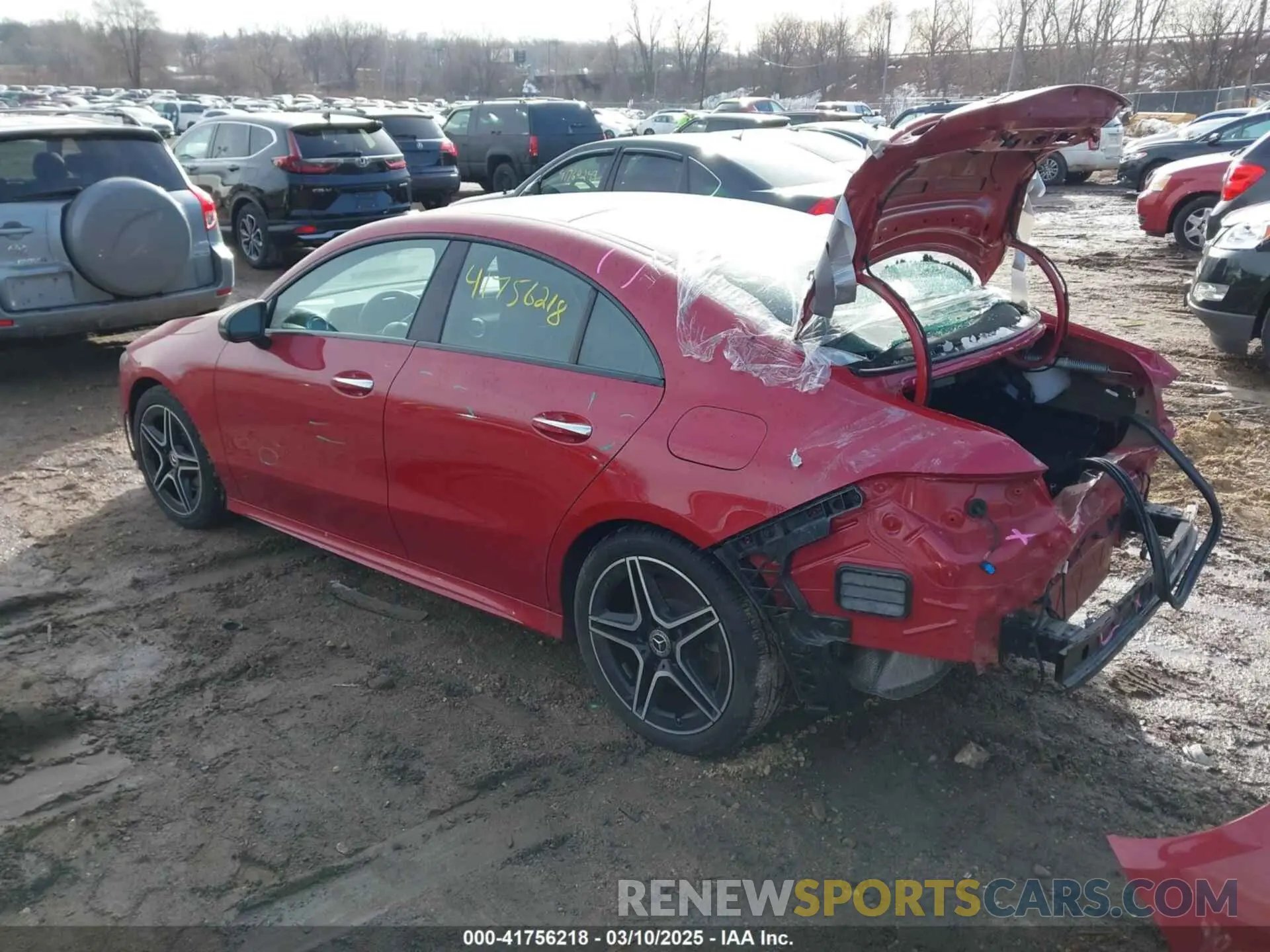 3 Photograph of a damaged car W1K5J4HB2NN272503 MERCEDES-BENZ CLA 250 COUPE 2022