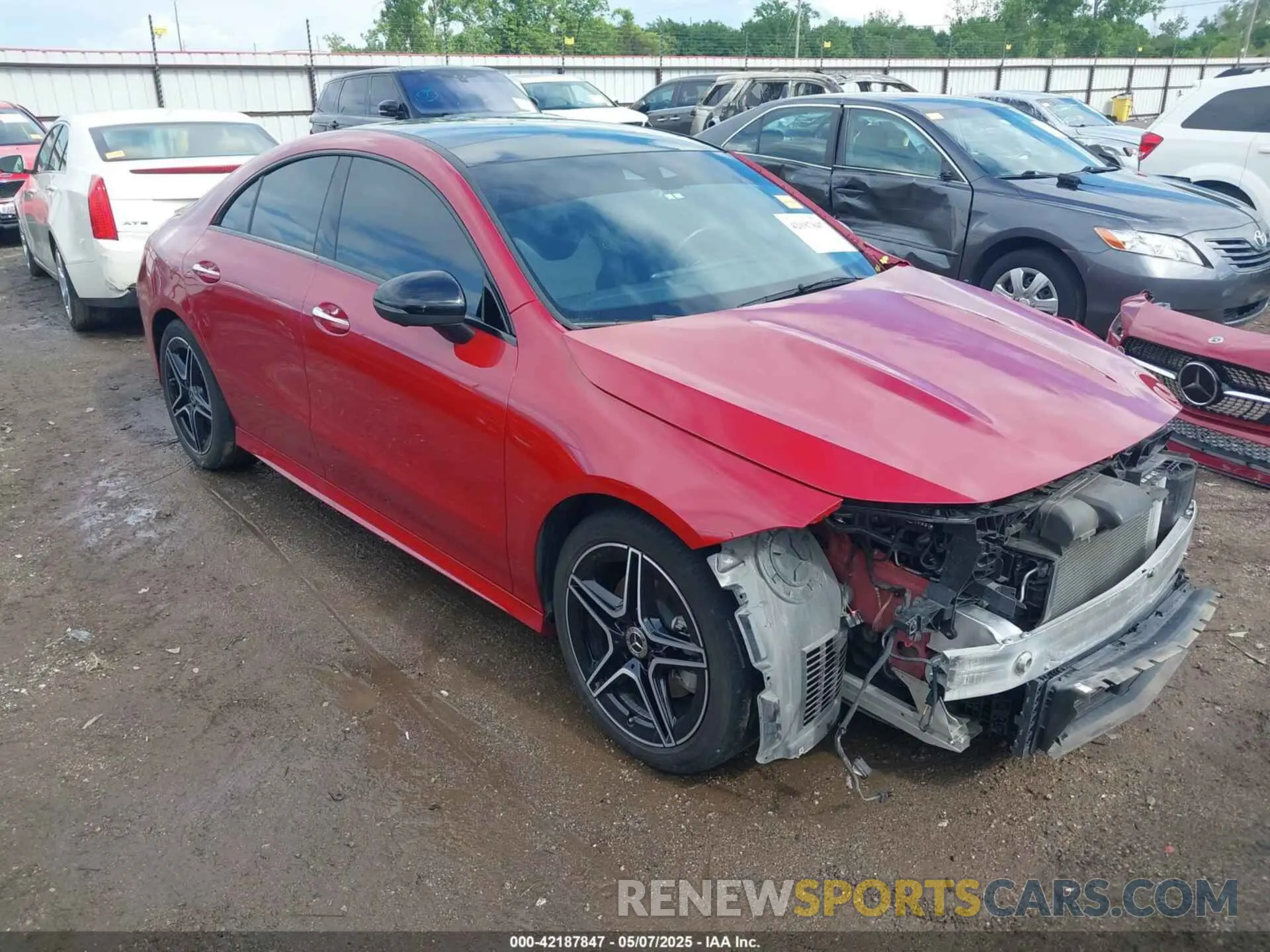 1 Photograph of a damaged car W1K5J4HB2NN286966 MERCEDES-BENZ CLA 250 COUPE 2022