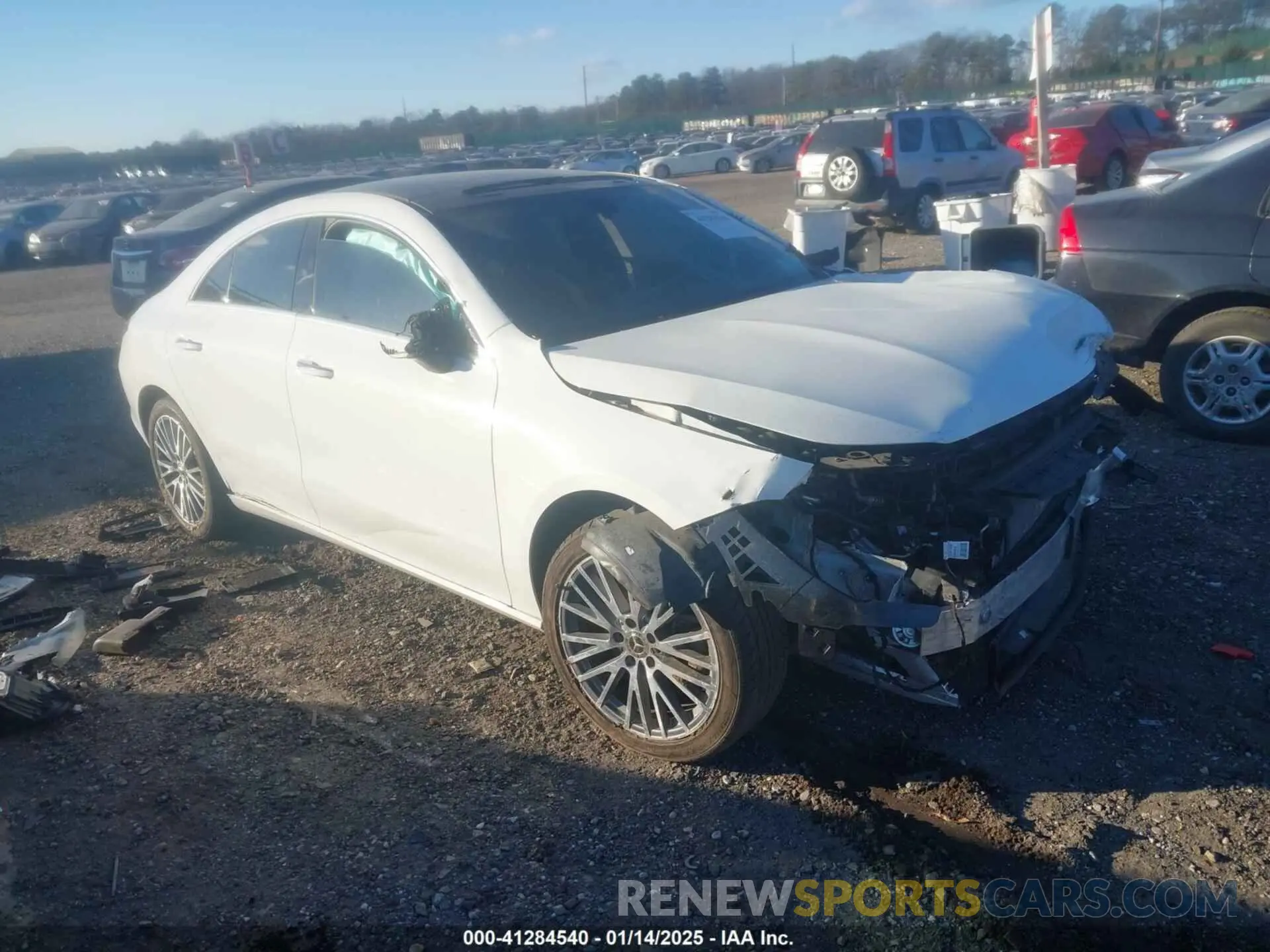 1 Photograph of a damaged car W1K5J4HB4NN288797 MERCEDES-BENZ CLA 250 COUPE 2022