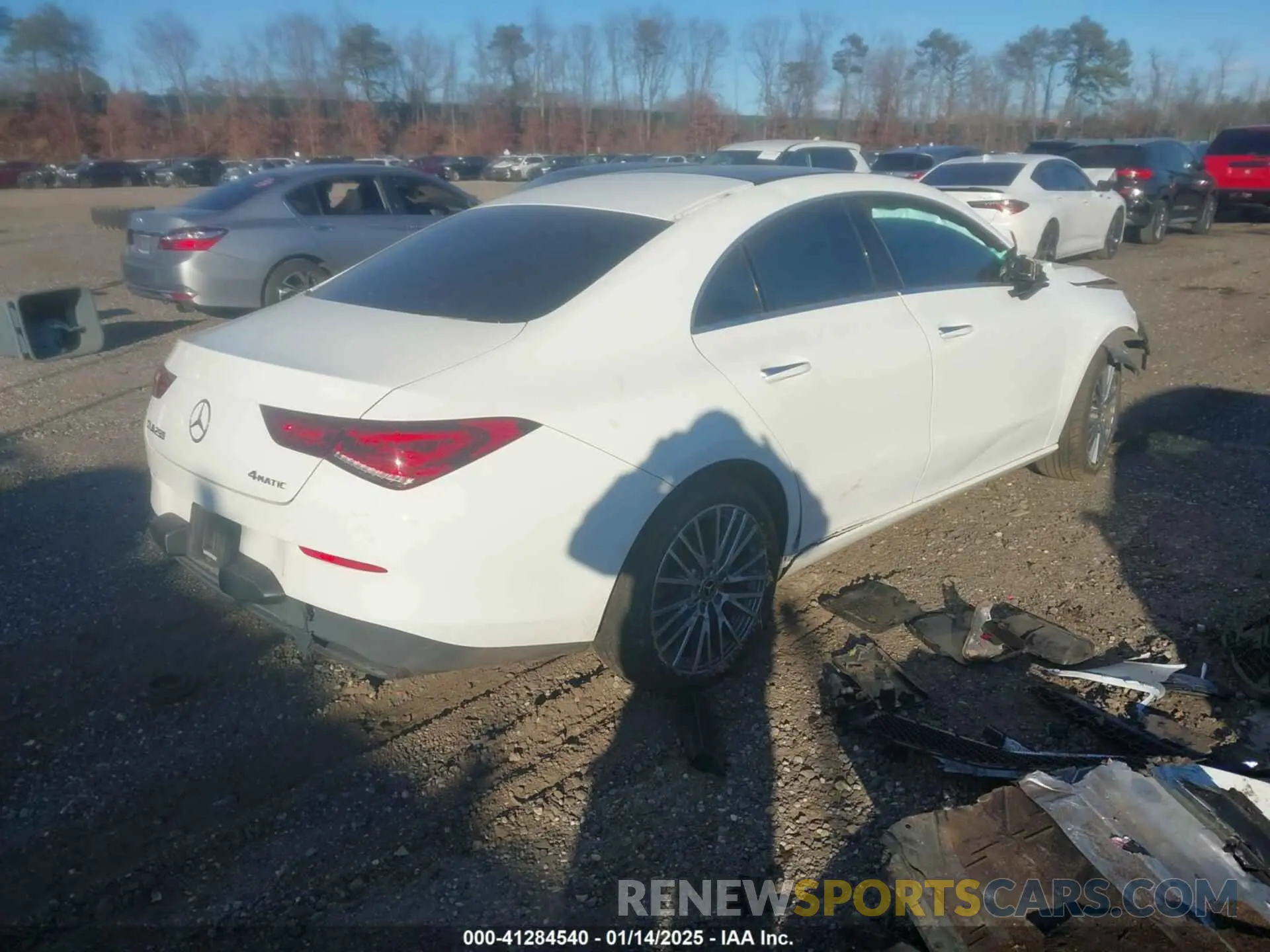 4 Photograph of a damaged car W1K5J4HB4NN288797 MERCEDES-BENZ CLA 250 COUPE 2022