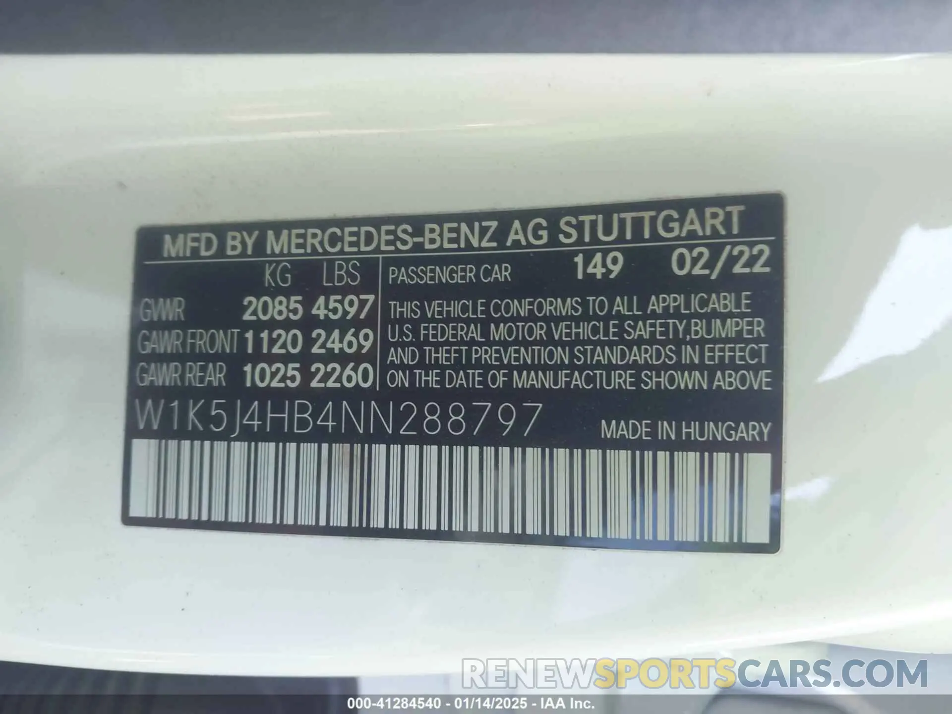 9 Photograph of a damaged car W1K5J4HB4NN288797 MERCEDES-BENZ CLA 250 COUPE 2022