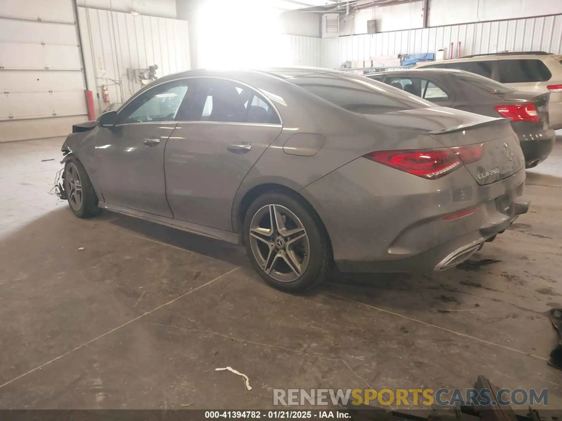 3 Photograph of a damaged car W1K5J4HB6NN293676 MERCEDES-BENZ CLA 250 COUPE 2022