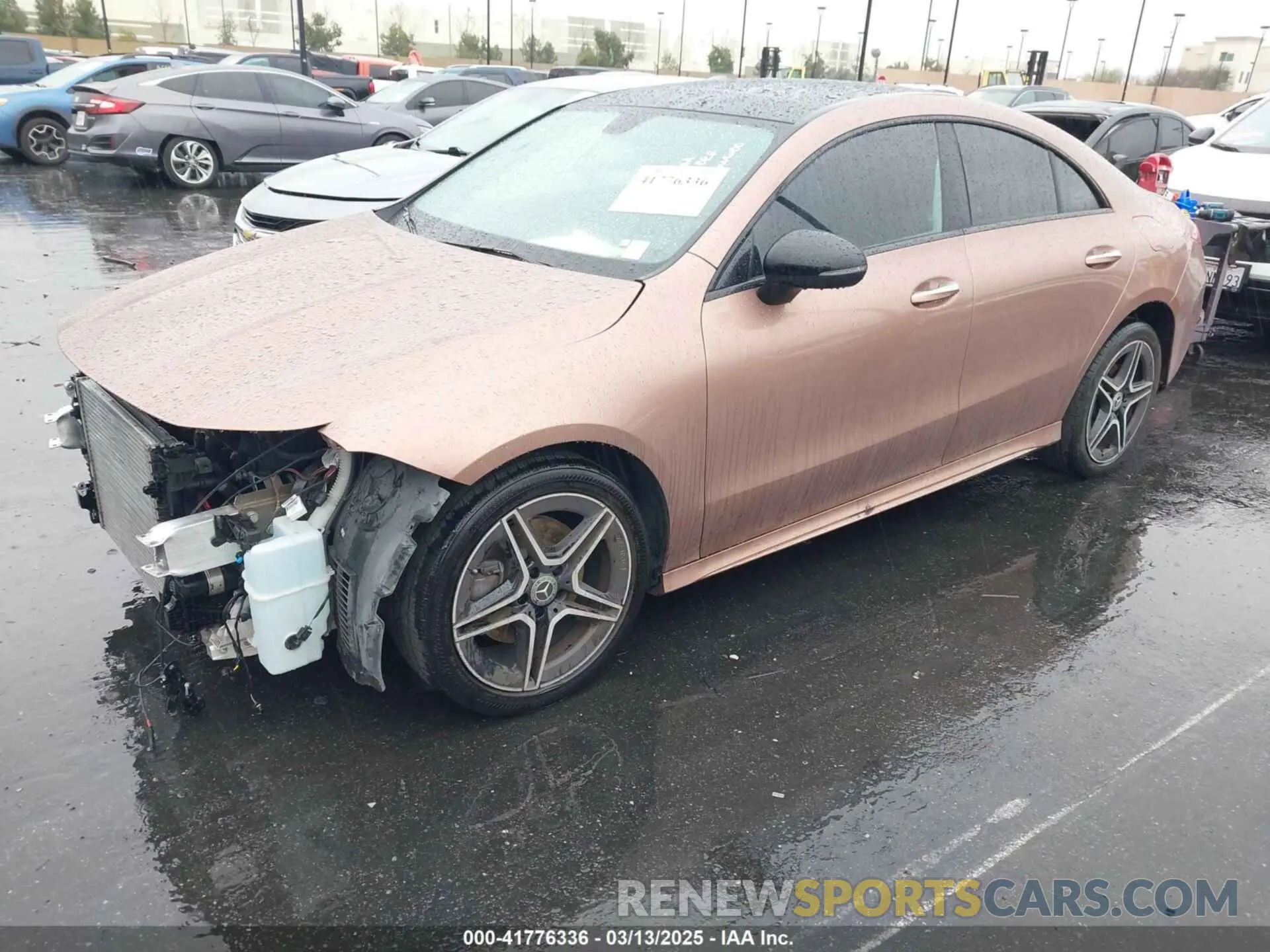 2 Photograph of a damaged car W1K5J4GB0PN329558 MERCEDES-BENZ CLA 250 COUPE 2023