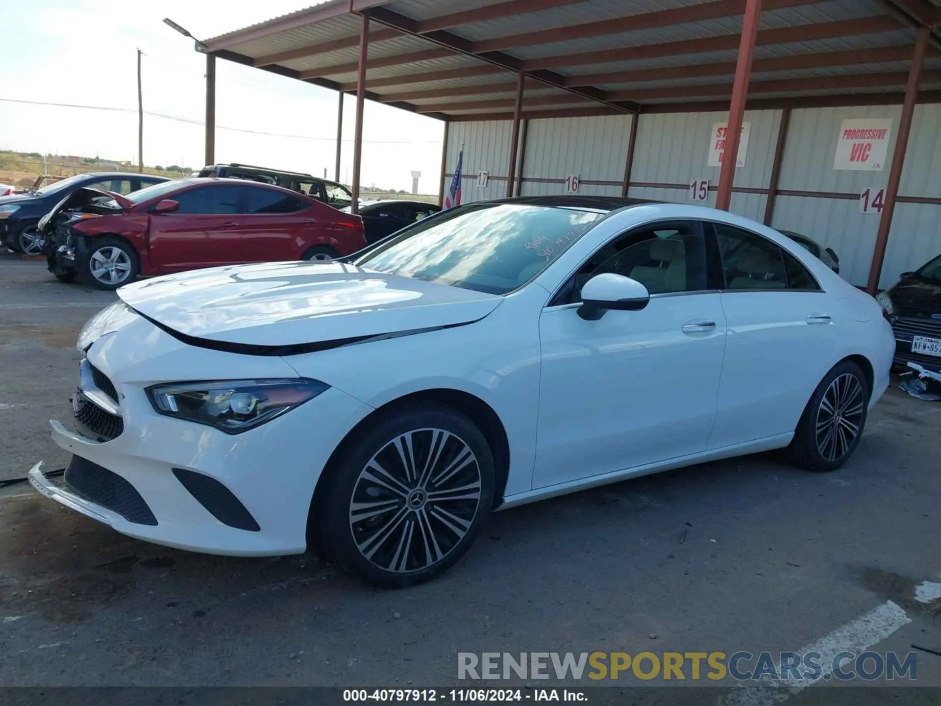 14 Photograph of a damaged car W1K5J4GB0PN335263 MERCEDES-BENZ CLA 250 COUPE 2023