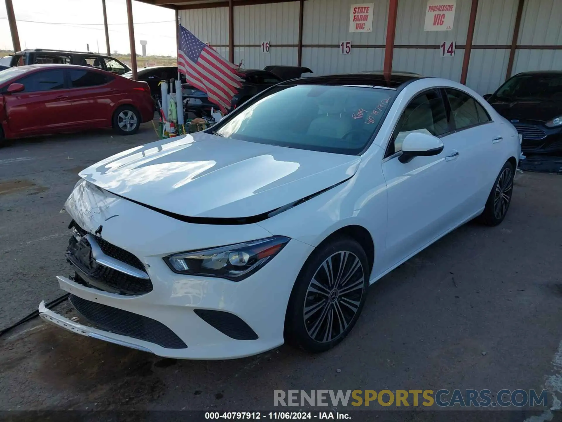2 Photograph of a damaged car W1K5J4GB0PN335263 MERCEDES-BENZ CLA 250 COUPE 2023