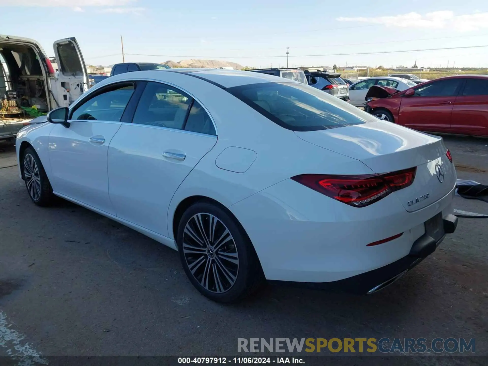 3 Photograph of a damaged car W1K5J4GB0PN335263 MERCEDES-BENZ CLA 250 COUPE 2023