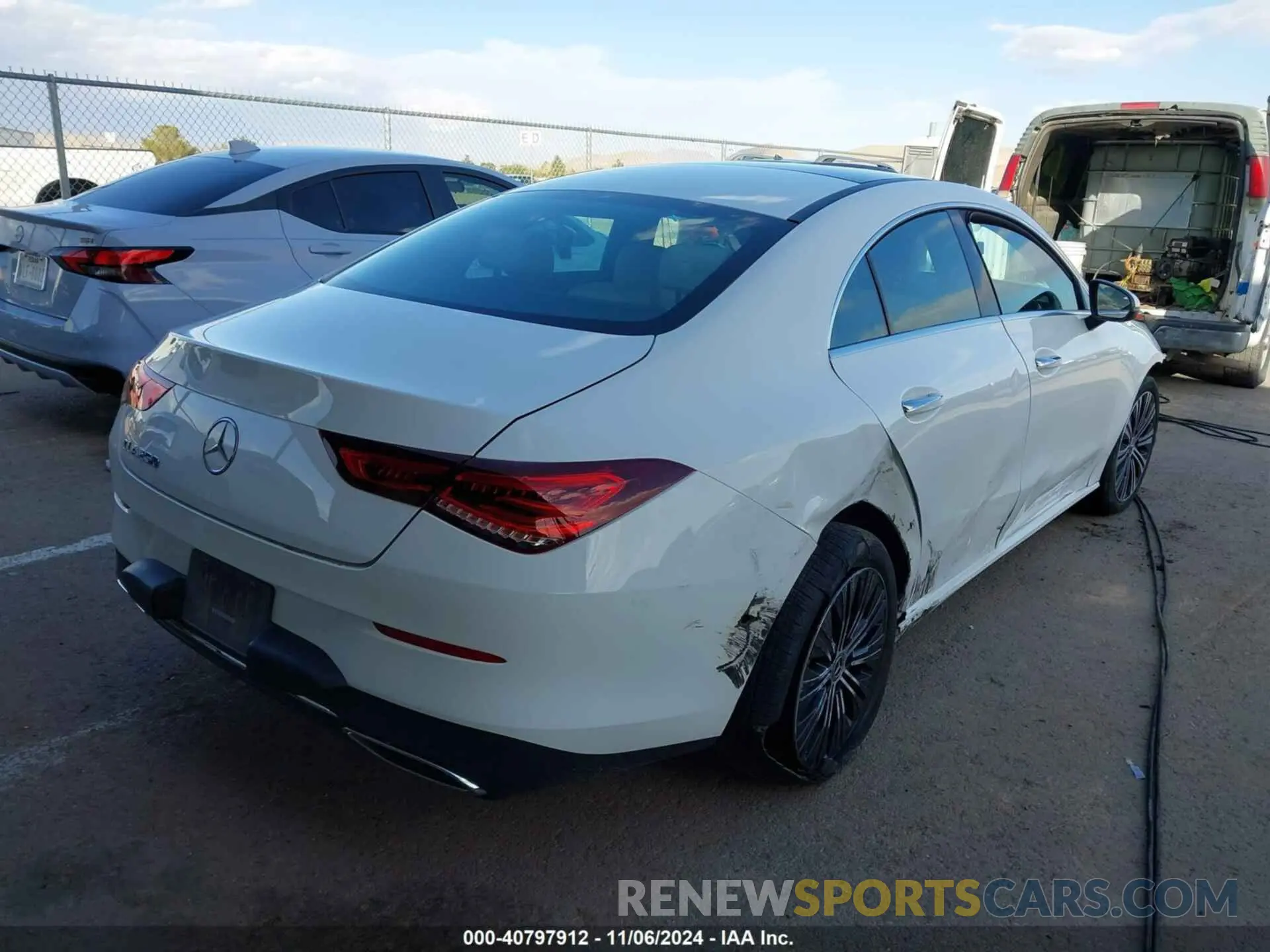 4 Photograph of a damaged car W1K5J4GB0PN335263 MERCEDES-BENZ CLA 250 COUPE 2023