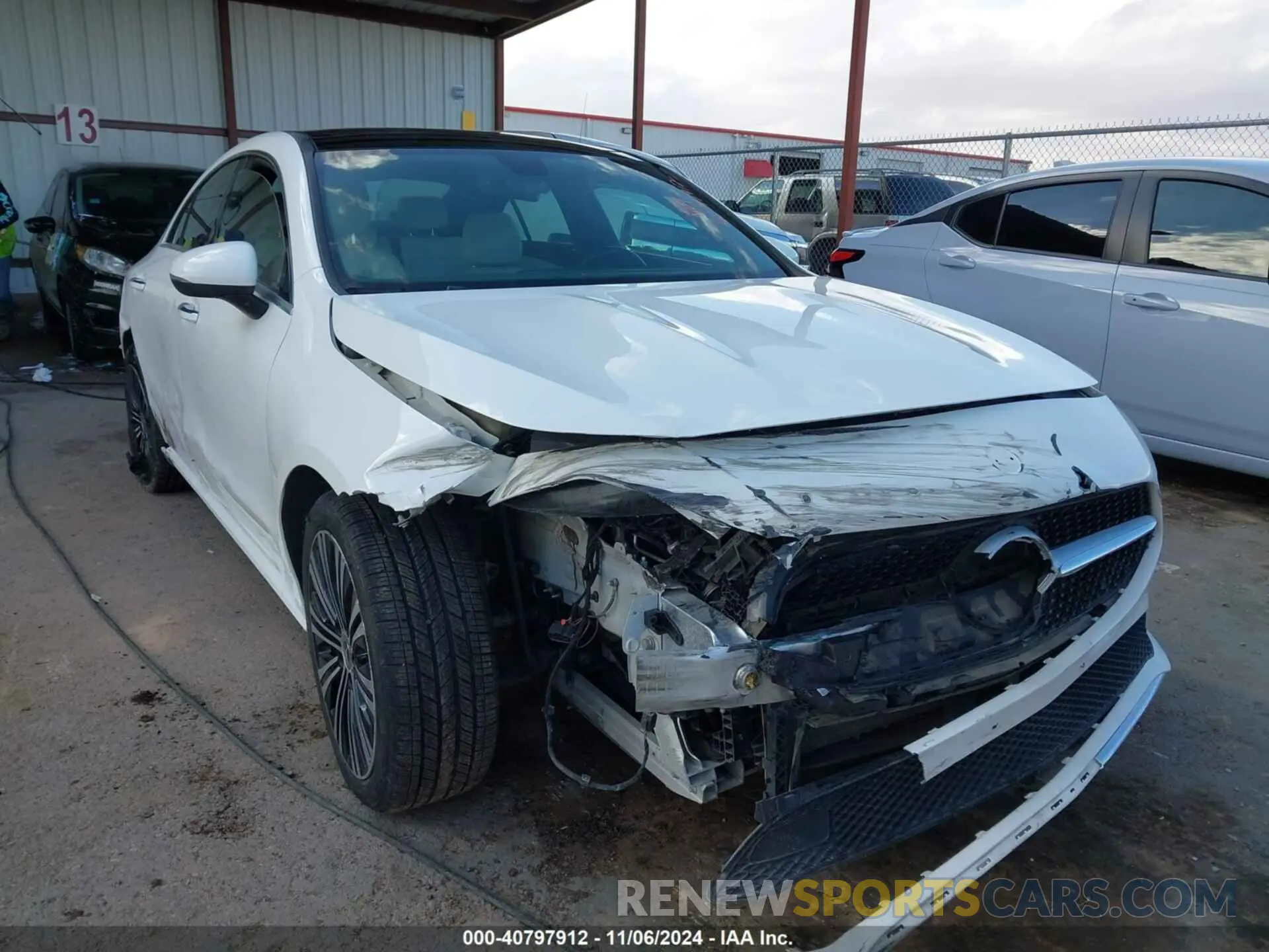 6 Photograph of a damaged car W1K5J4GB0PN335263 MERCEDES-BENZ CLA 250 COUPE 2023