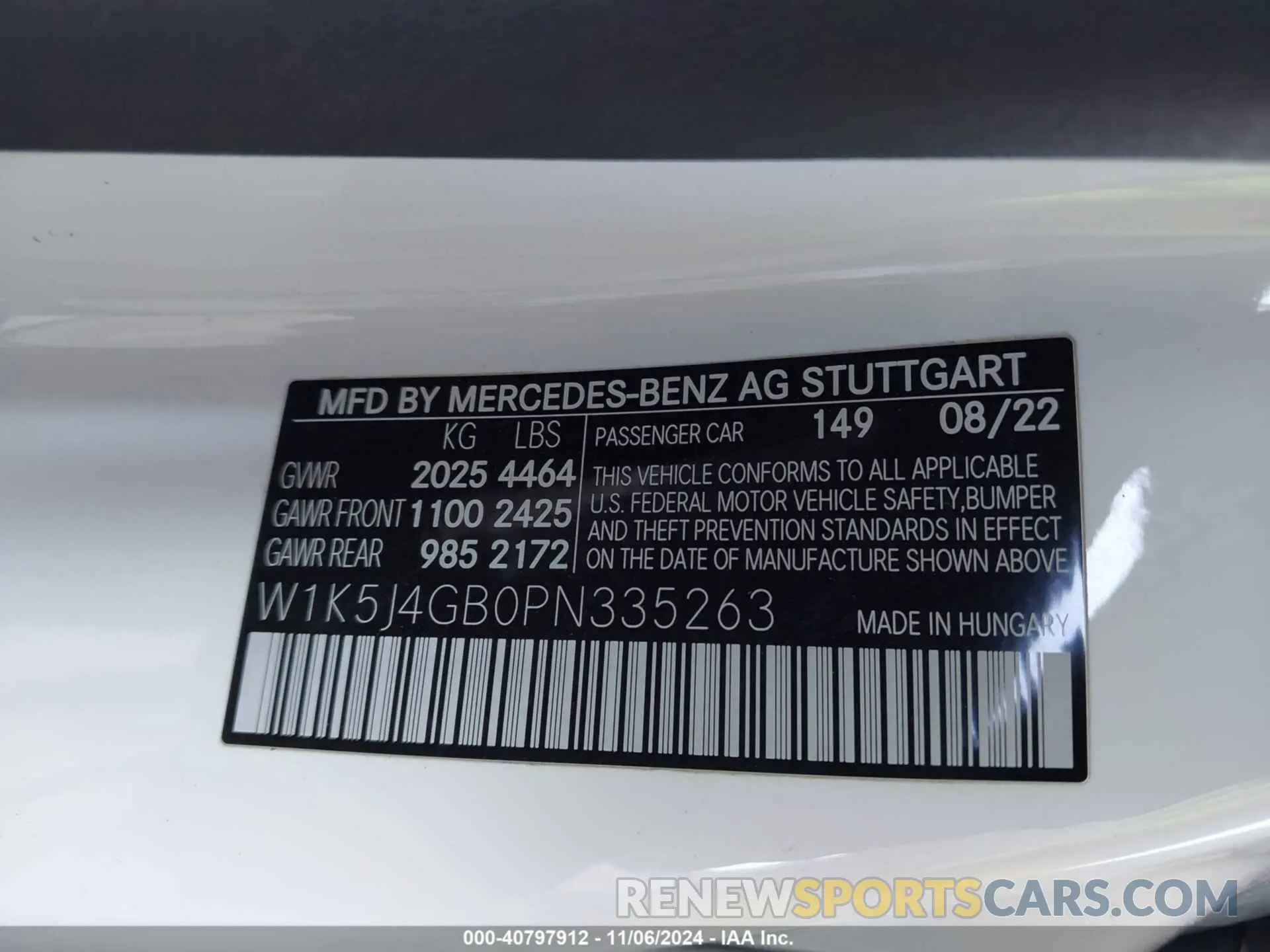 9 Photograph of a damaged car W1K5J4GB0PN335263 MERCEDES-BENZ CLA 250 COUPE 2023