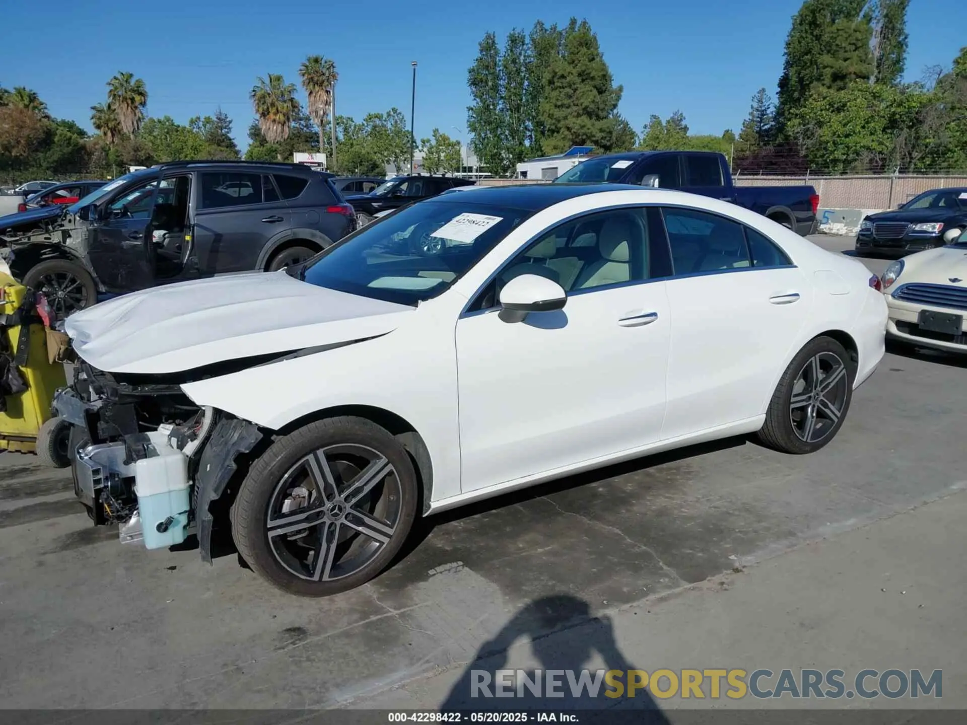 2 Photograph of a damaged car W1K5J4GB6PN412041 MERCEDES-BENZ CLA 250 COUPE 2023
