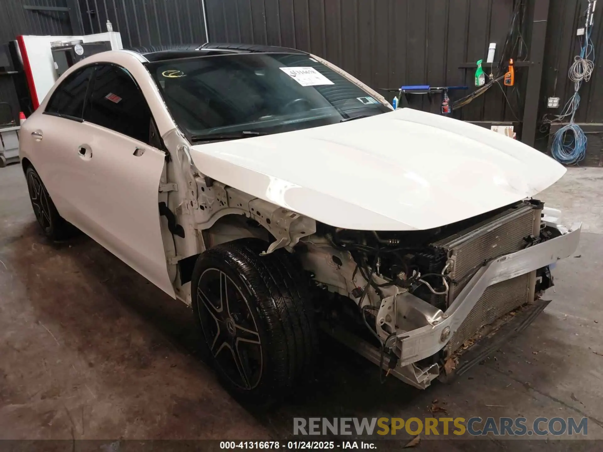 1 Photograph of a damaged car W1K5J4HB6PN388659 MERCEDES-BENZ CLA 250 COUPE 2023