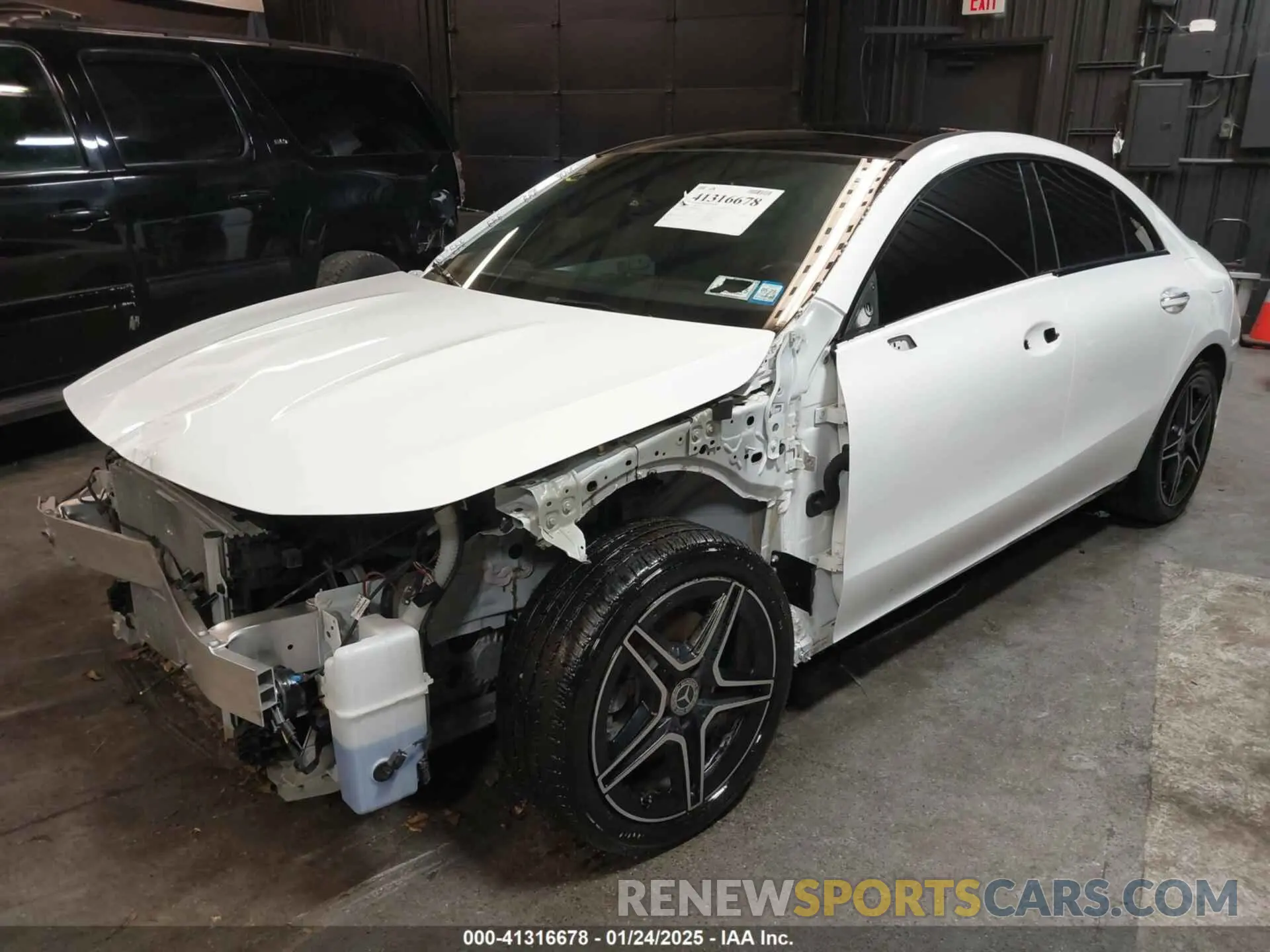2 Photograph of a damaged car W1K5J4HB6PN388659 MERCEDES-BENZ CLA 250 COUPE 2023