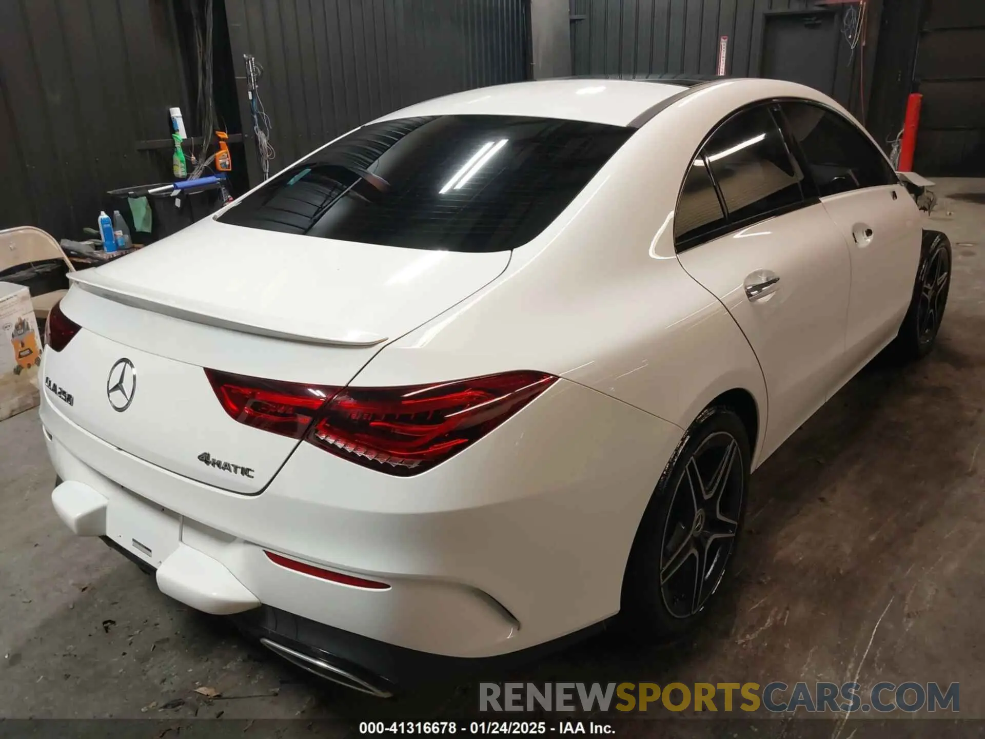 4 Photograph of a damaged car W1K5J4HB6PN388659 MERCEDES-BENZ CLA 250 COUPE 2023