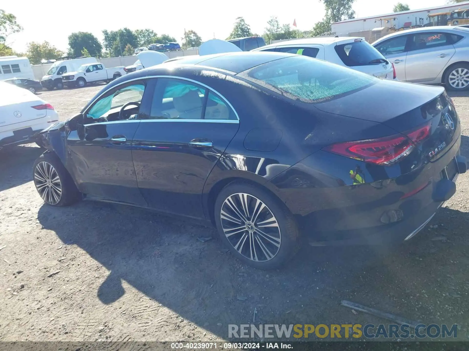 3 Photograph of a damaged car W1K5J4HB6PN403015 MERCEDES-BENZ CLA 250 COUPE 2023