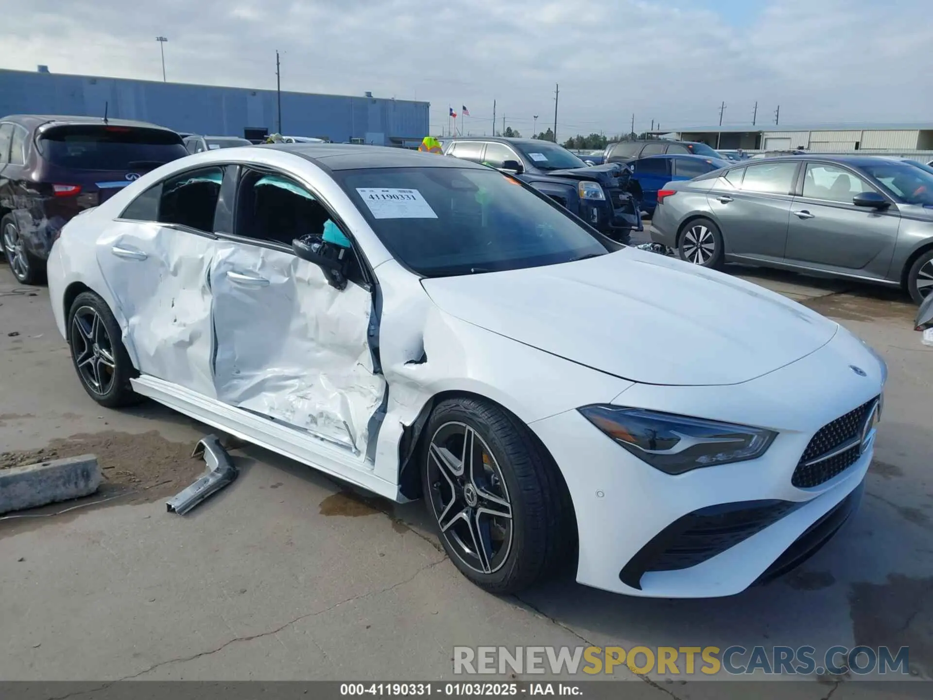 1 Photograph of a damaged car W1K5J4GBXRN451783 MERCEDES-BENZ CLA 250 COUPE 2024